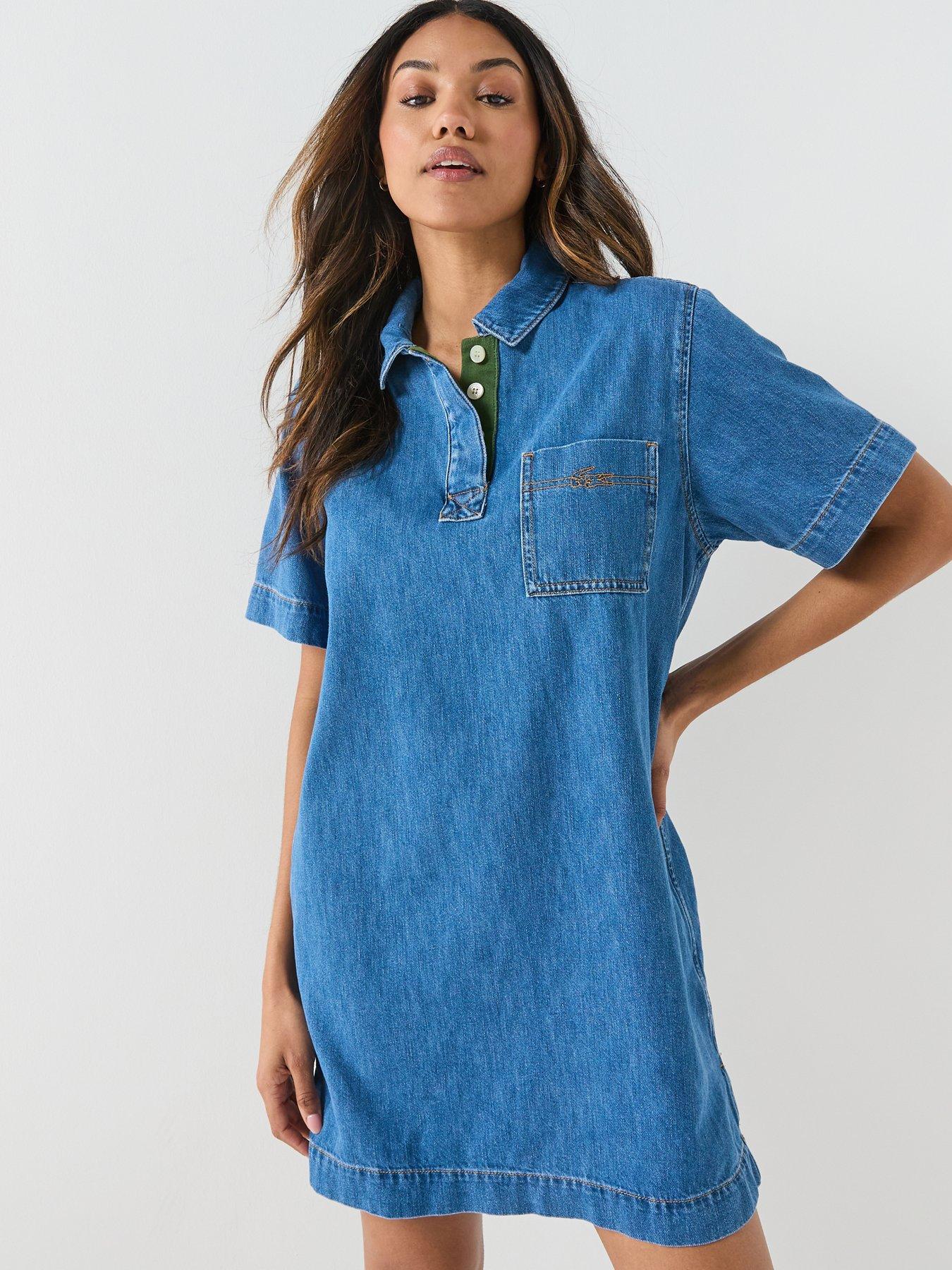 lacoste-denim-shirt-dress-bluefront