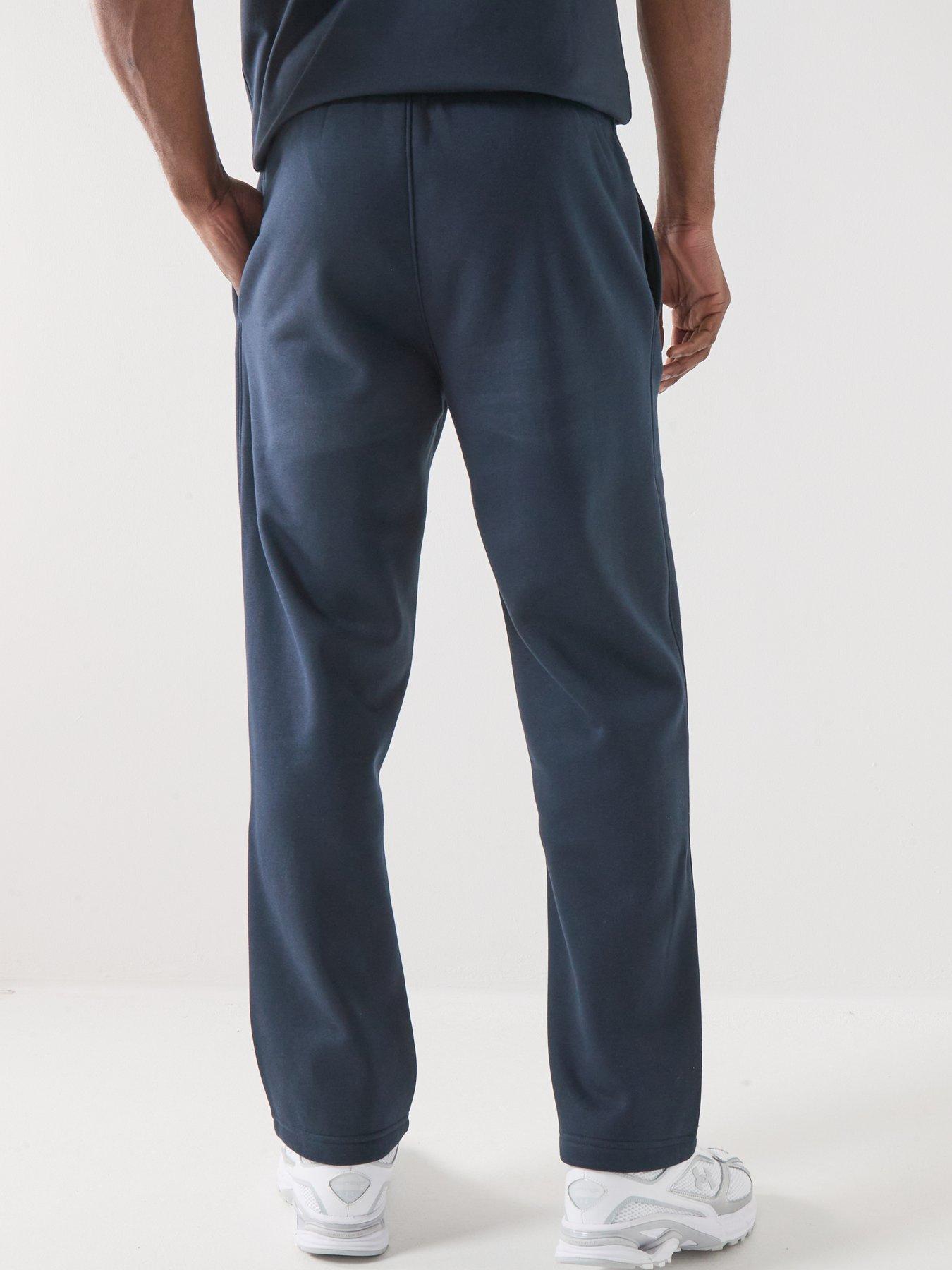 Image 2 of 5 of Gym King Mens Fundamental Linear Straight Leg Joggers - Navy