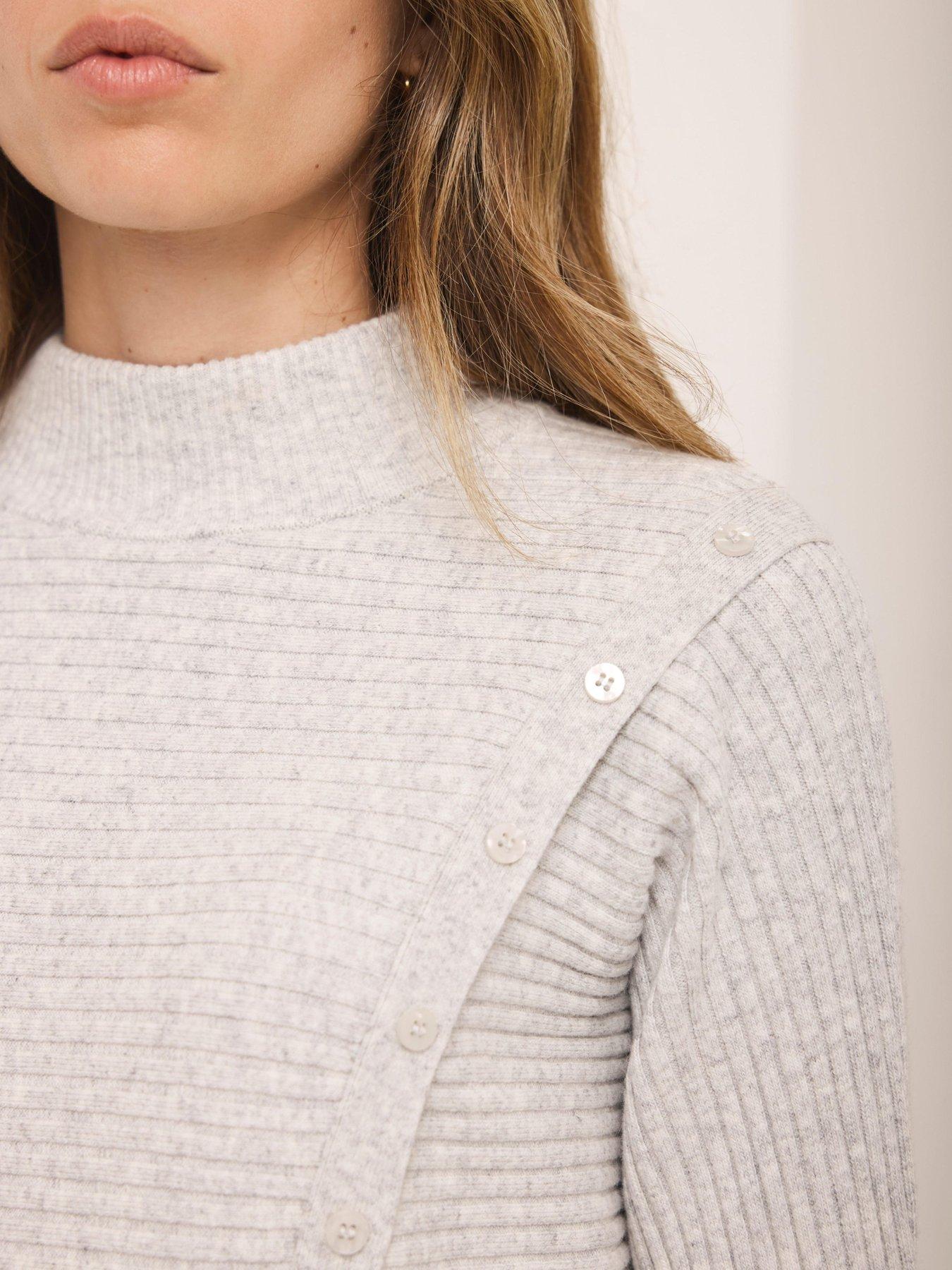 mint-velvet-asymmetric-button-jumper-greyoutfit