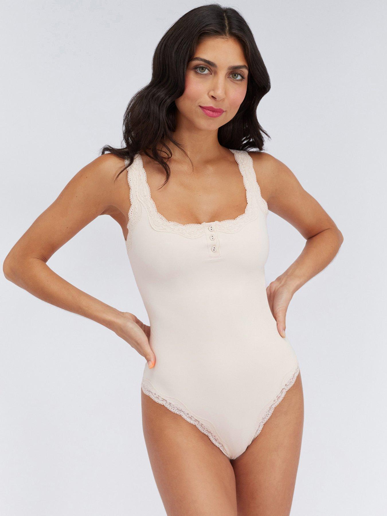 Image 3 of 4 of Boux Avenue Softest Ever Bodysuit - Ivory