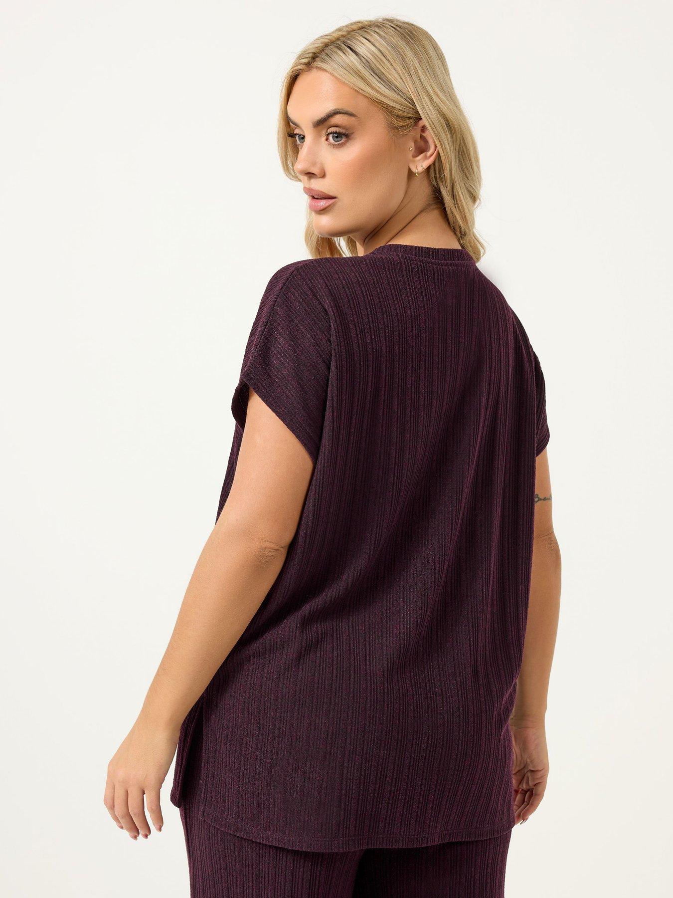 yours-curve-knitted-2-piece-t-shirt-co-ordstillFront