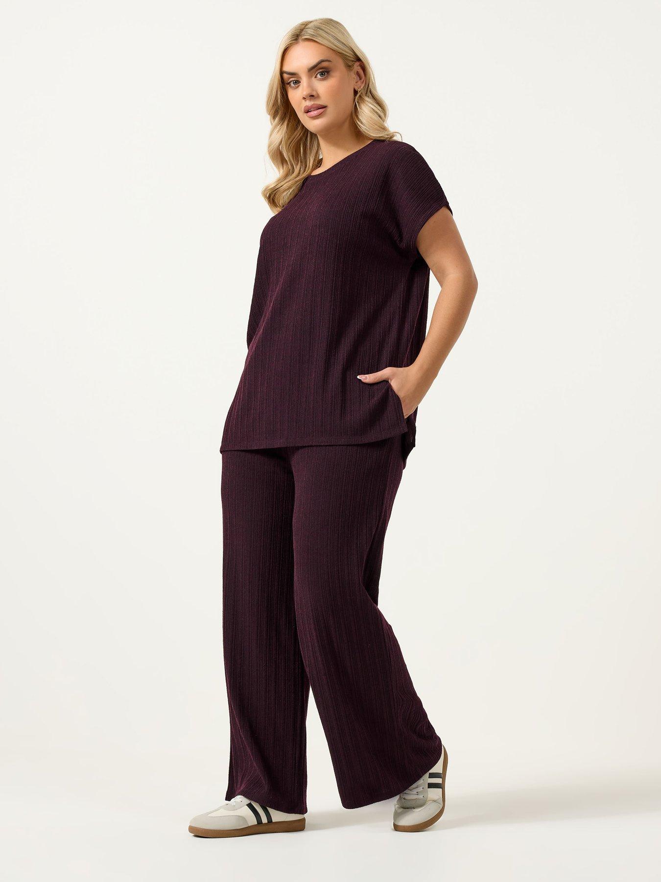 yours-curve-knitted-2-piece-t-shirt-co-ordback
