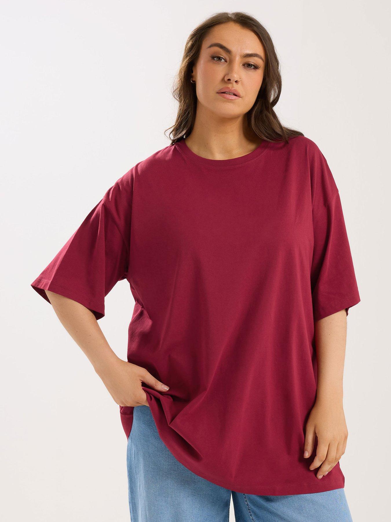 yours-curve-relaxed-longline-t-shirtfront