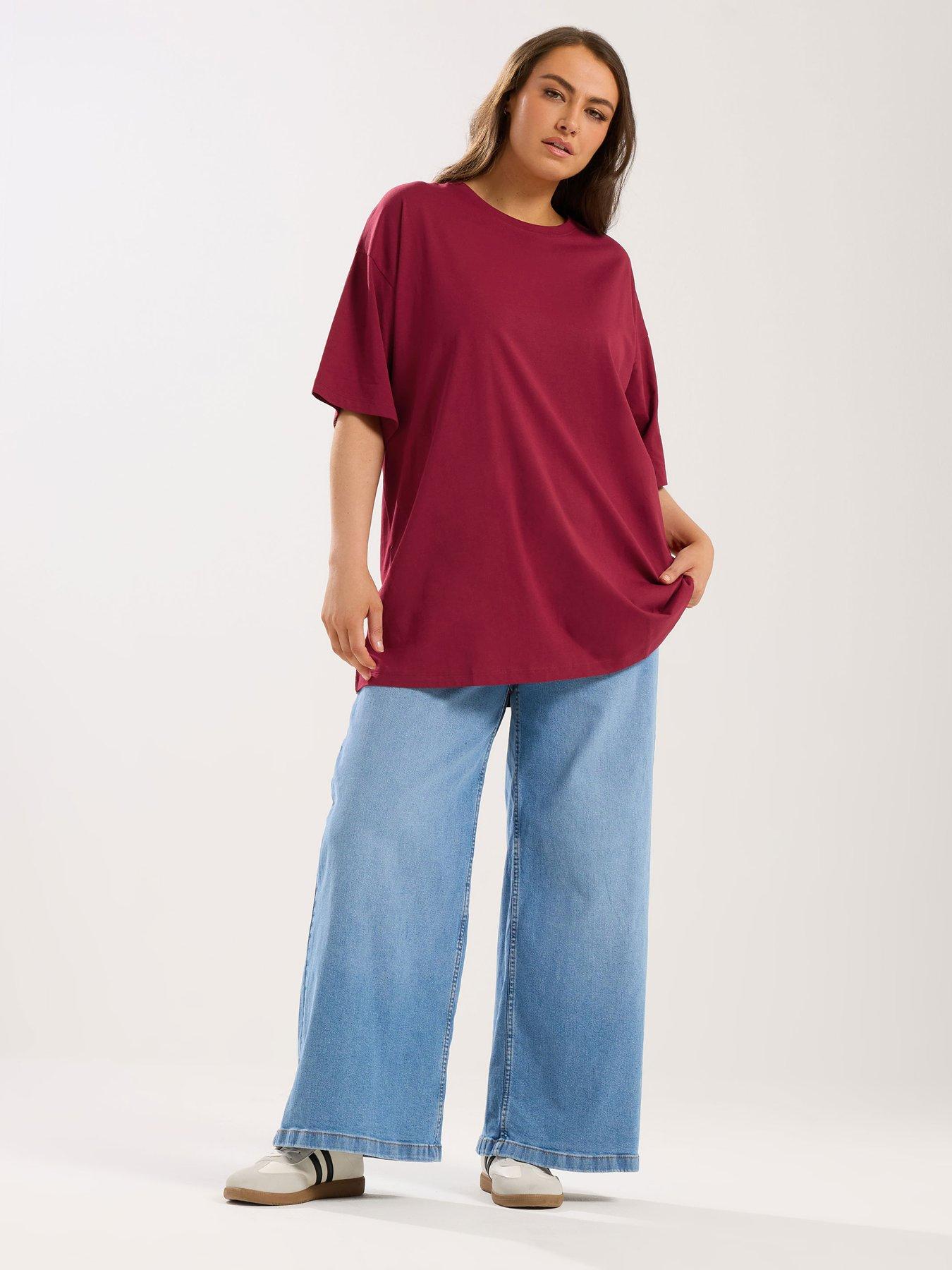 yours-curve-relaxed-longline-t-shirtback