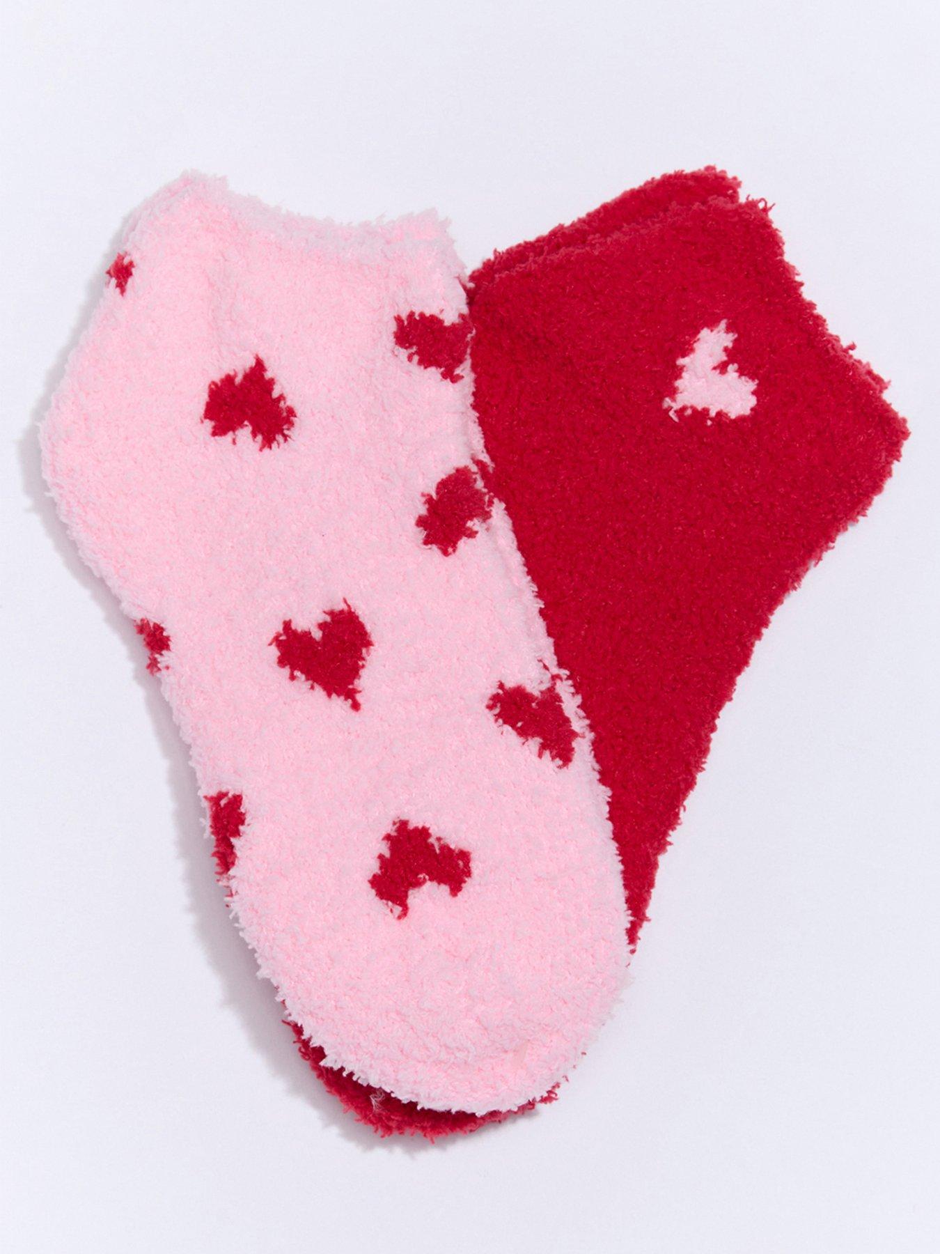 boux-avenue-heart-2-pack-trainer-socks-reddetail
