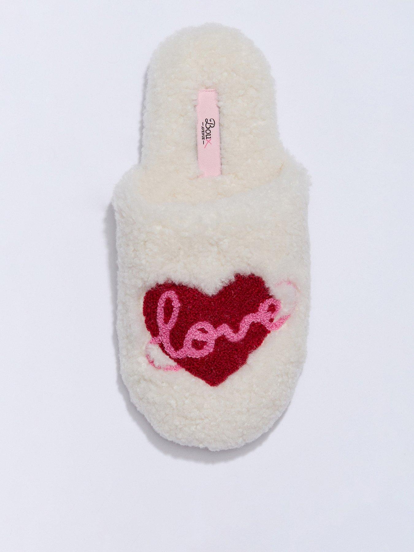 boux-avenue-love-borg-mule-slippers-ivory-mix-white