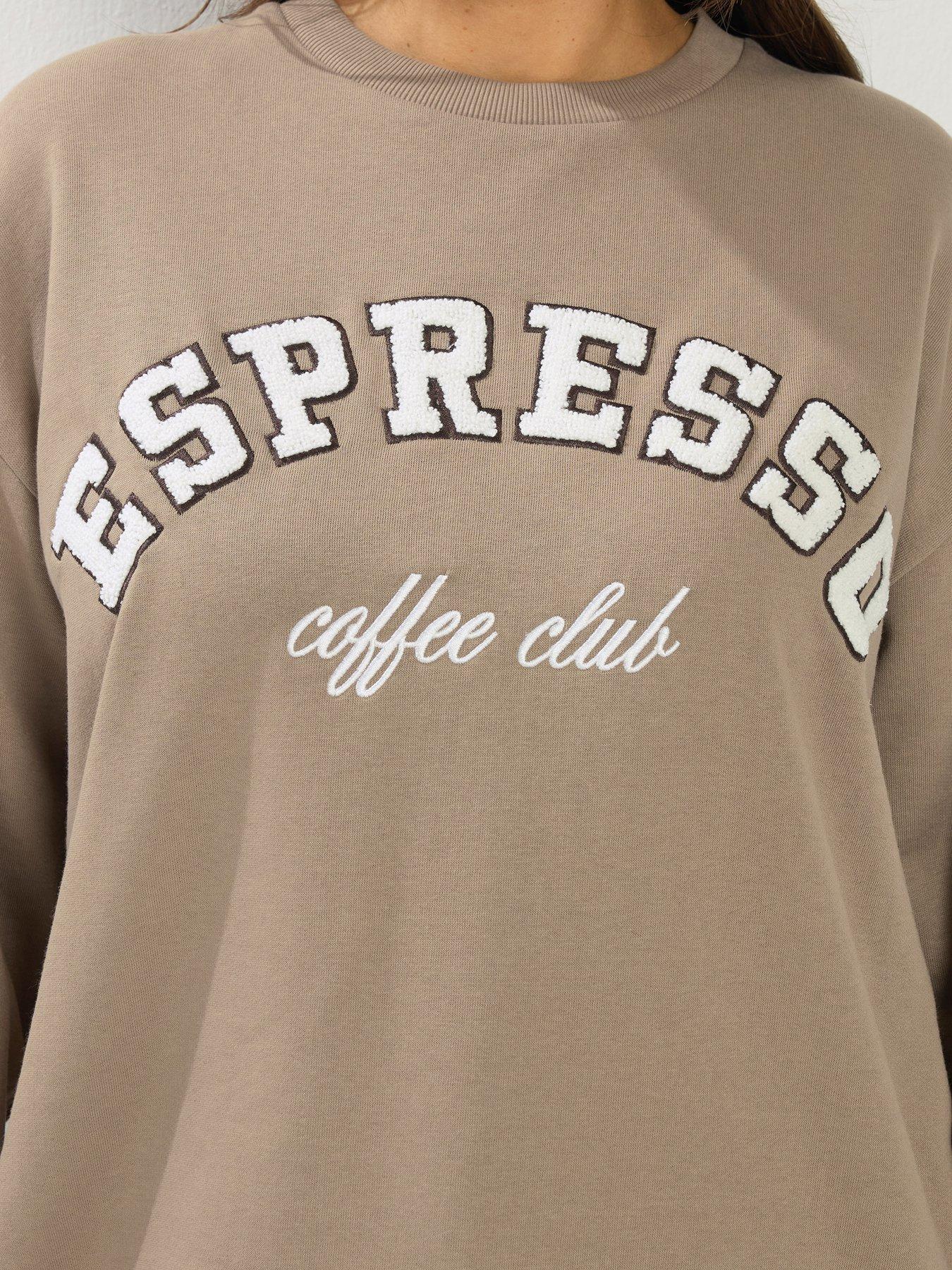 Image 4 of 5 of Yours Curve Espresso Sweatshirt