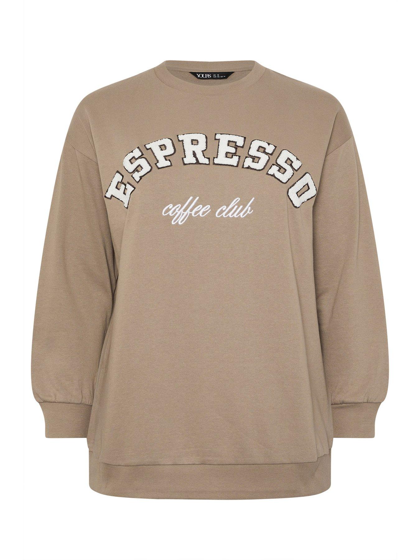 Image 5 of 5 of Yours Curve Espresso Sweatshirt