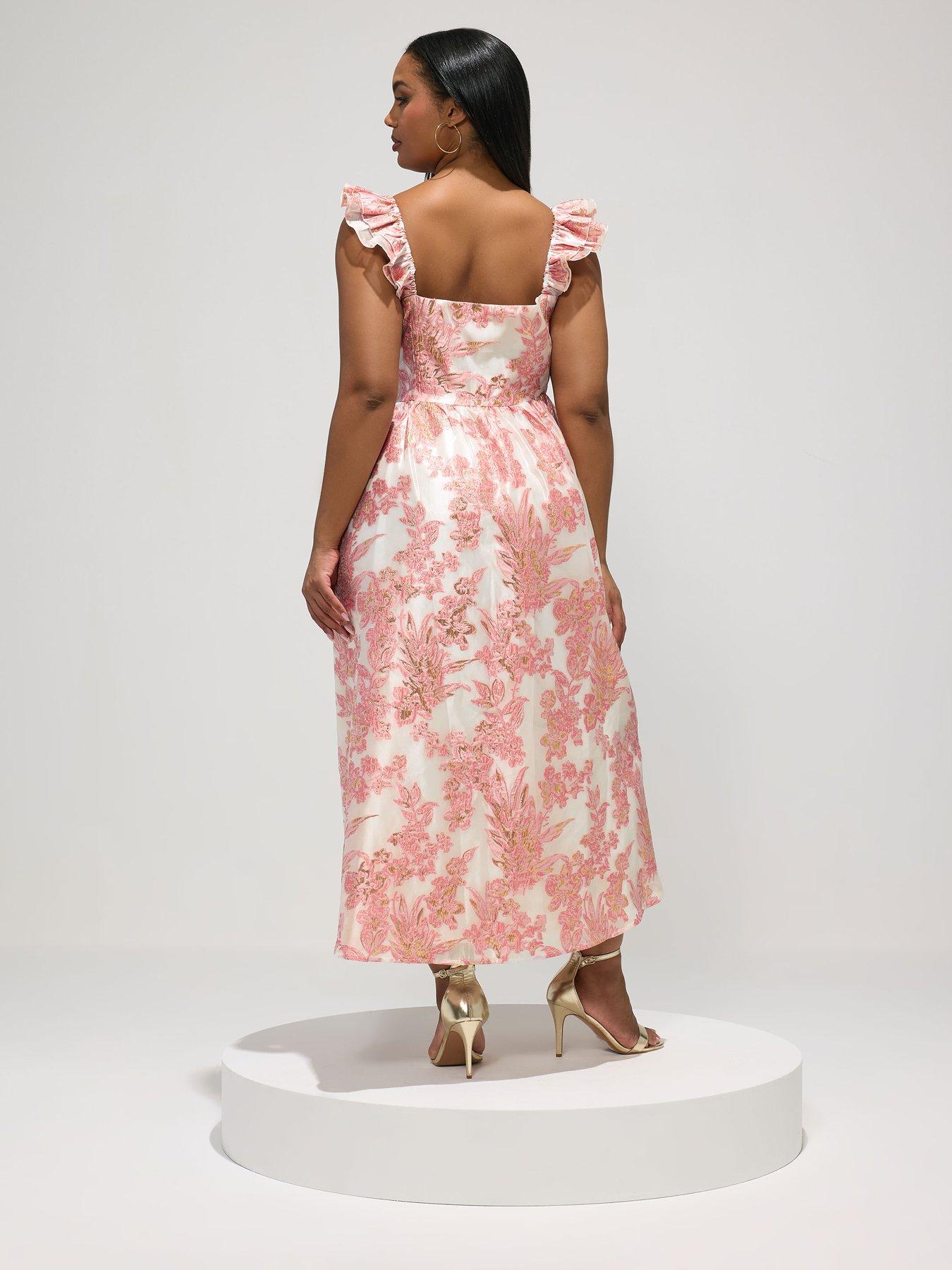 yours-curve-organza-maxi-dressstillFront