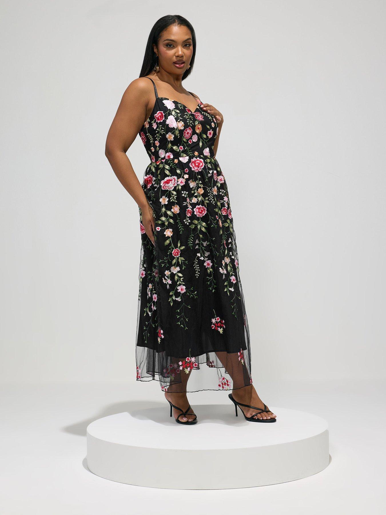 yours-curve-floral-strappy-dressback