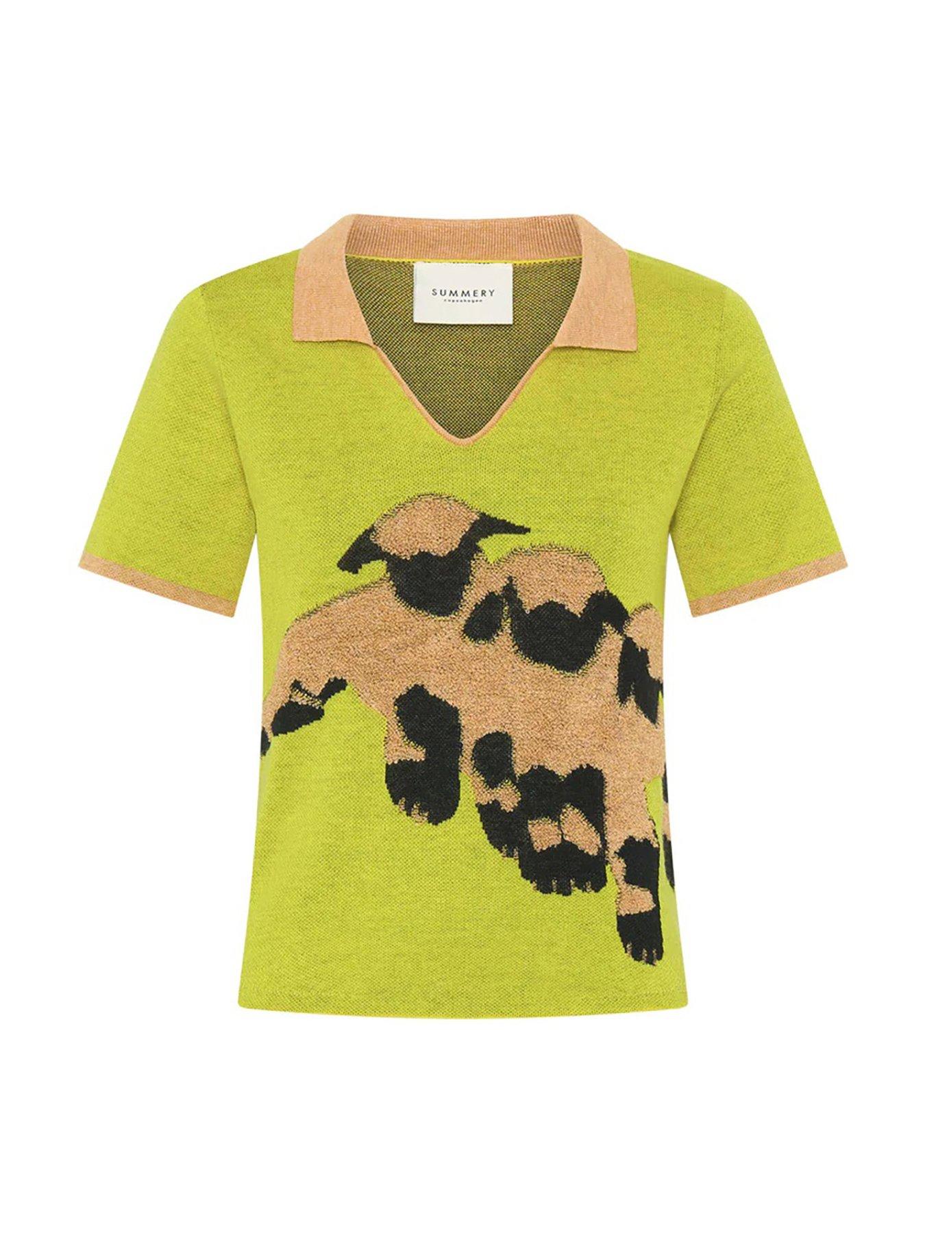 Image 3 of 3 of Summery My Little Lamb Intarsia Tee