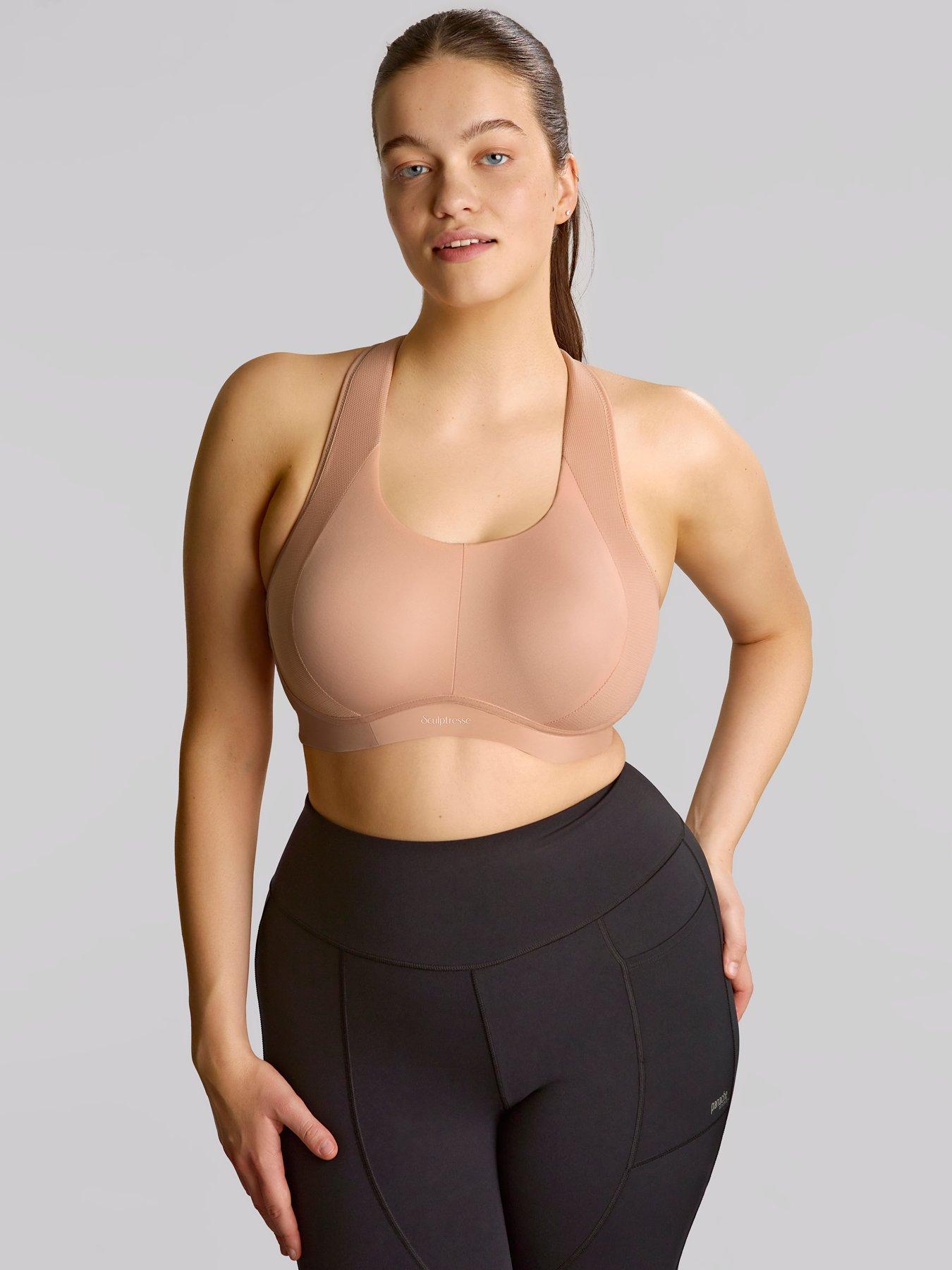 Sculptresse Thrive Dusty Rose Wired Non Padded Sports Bra - Pink