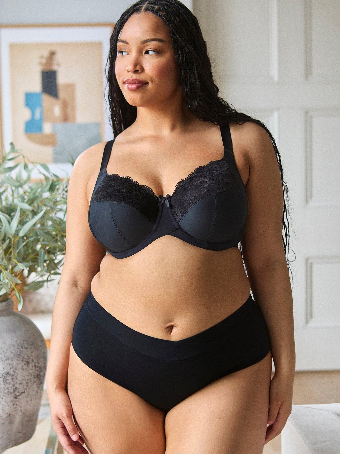 Sculptresse Sculptresse Amara Black Full Cup Wired Bra - Black