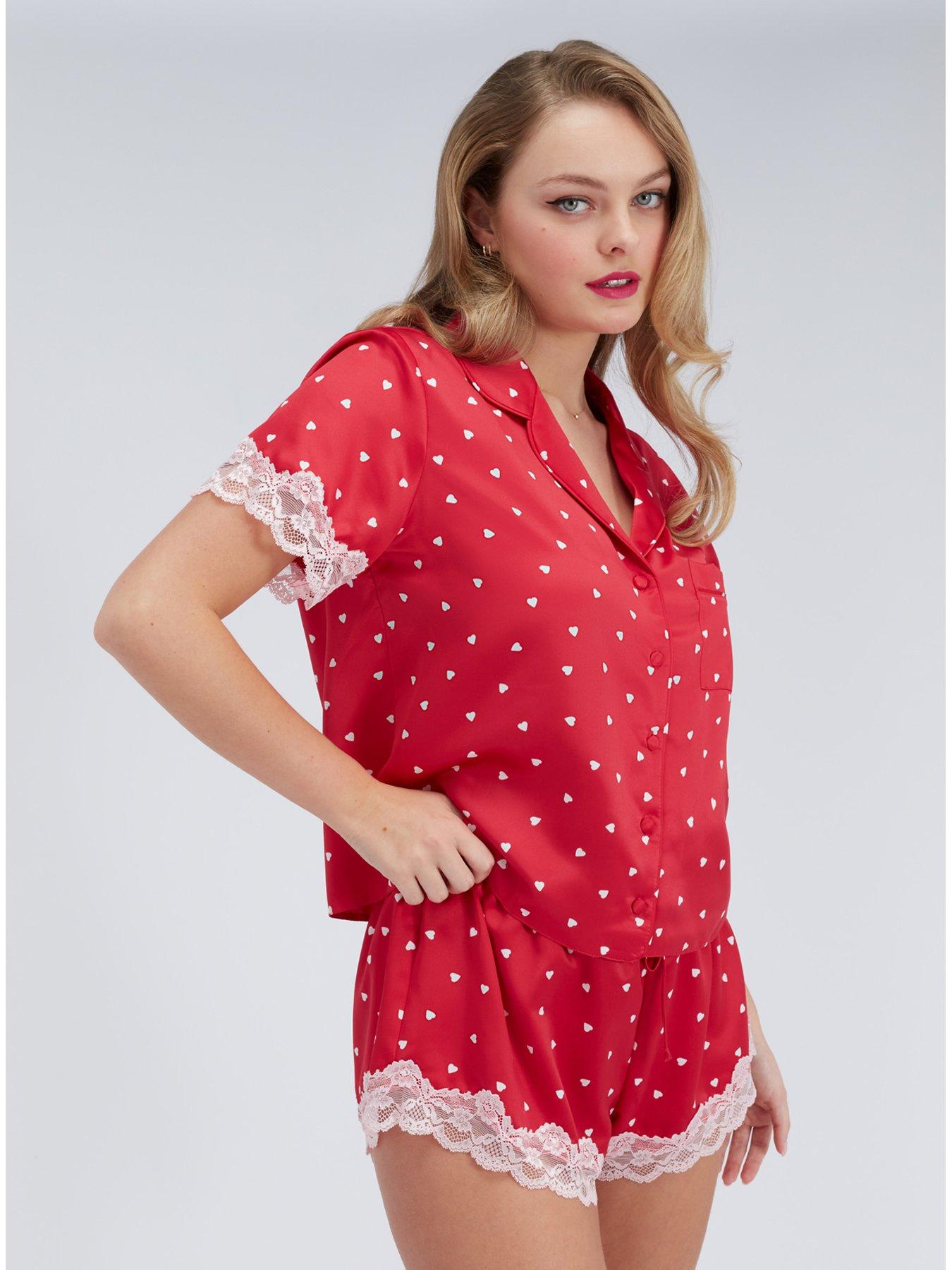 boux-avenue-amelia-heart-satin-short-pyjamas-redback