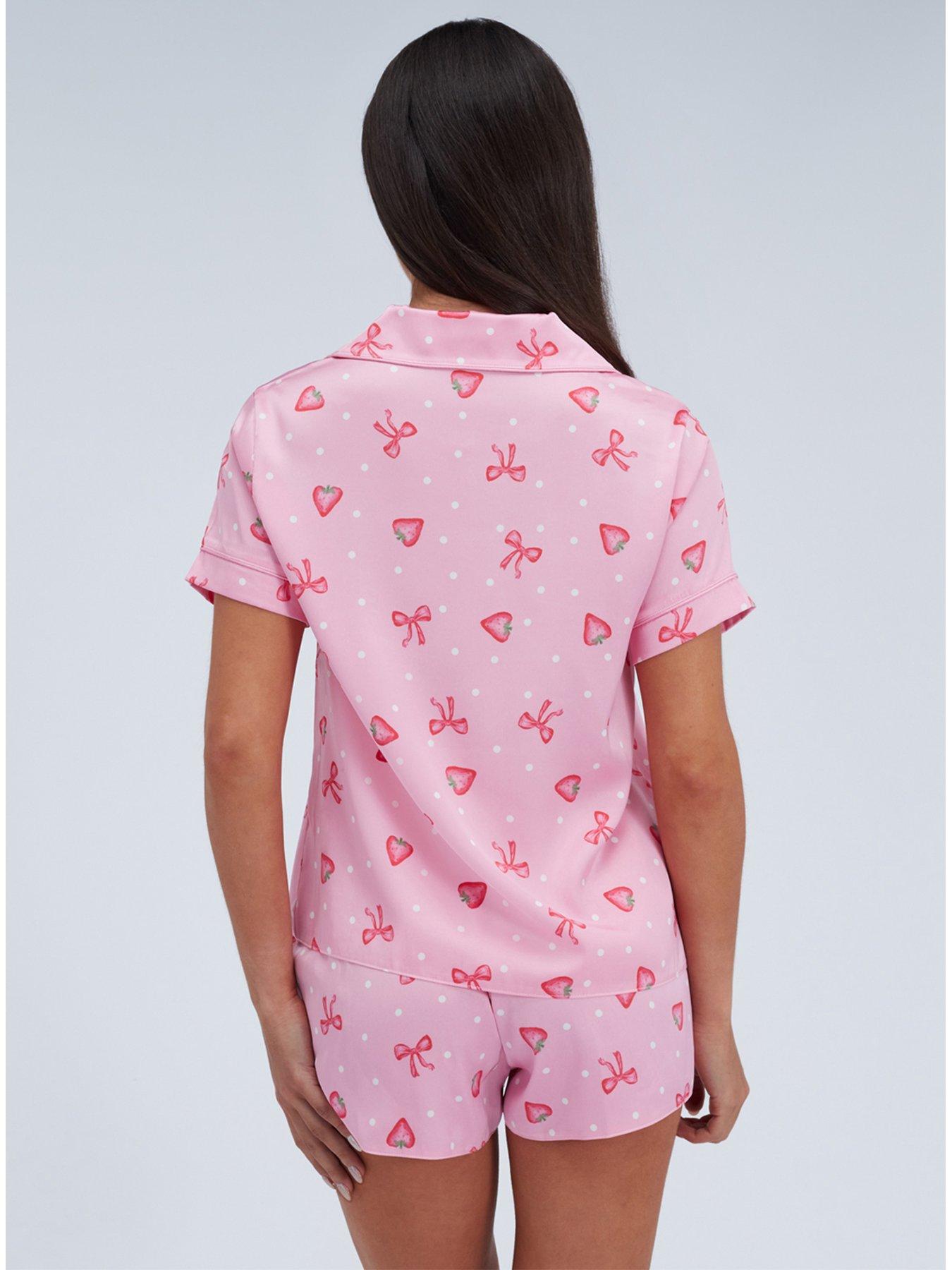 boux-avenue-strawberry-satin-short-pyjama-set-pinkstillFront