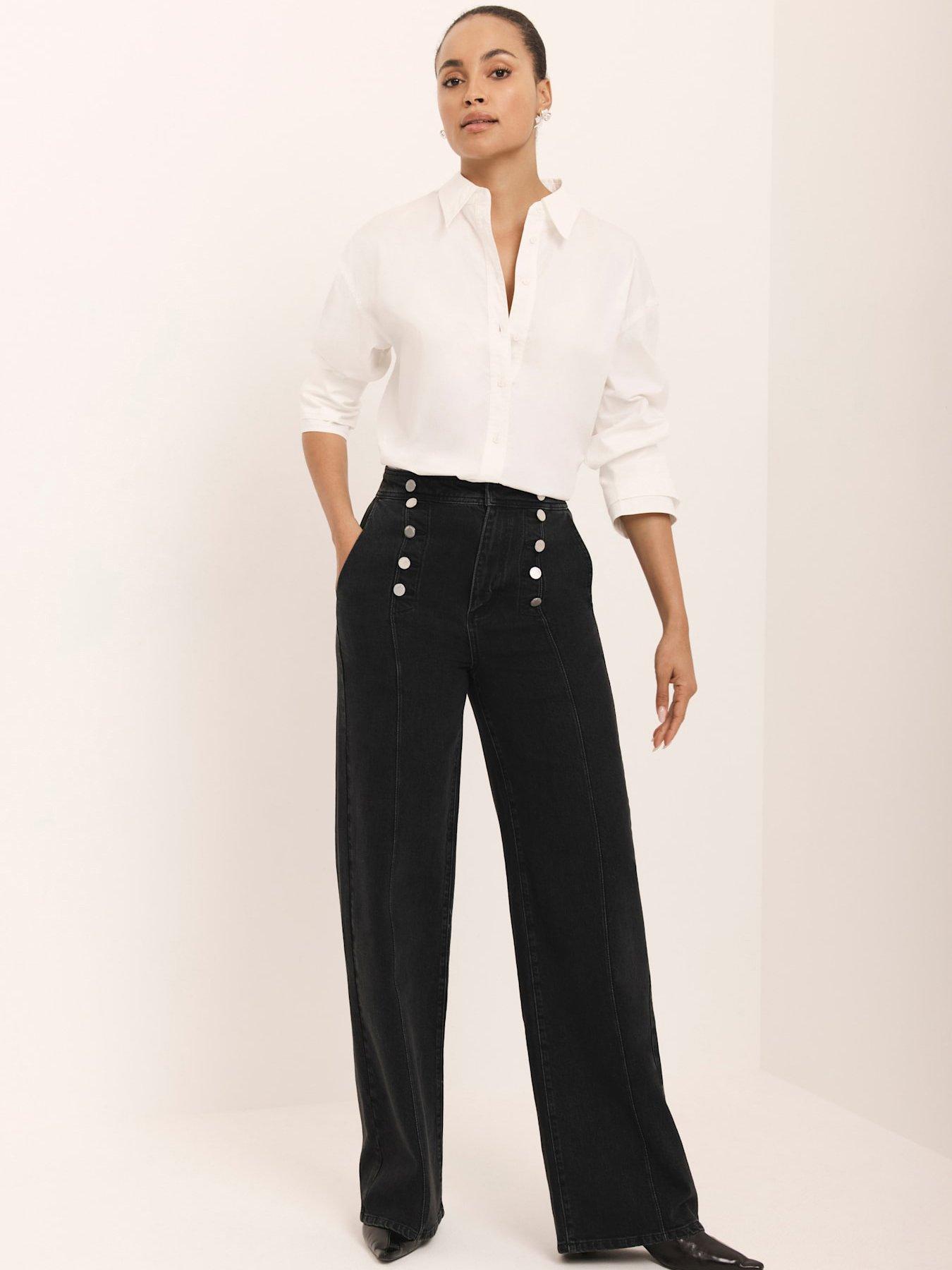 mint-velvet-button-front-wide-jeans-black