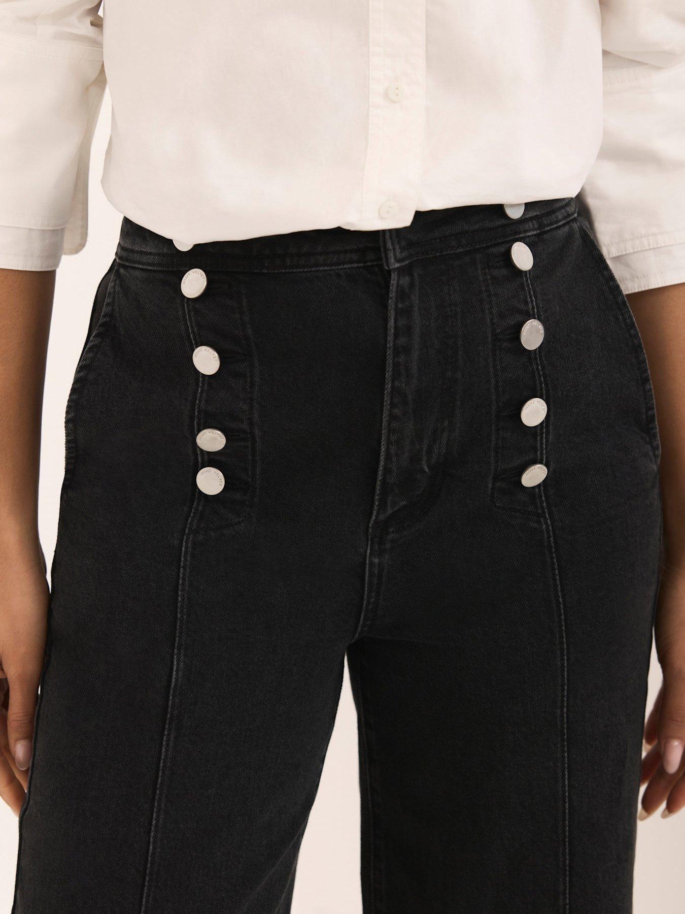 mint-velvet-black-button-front-wide-jeanstillFront