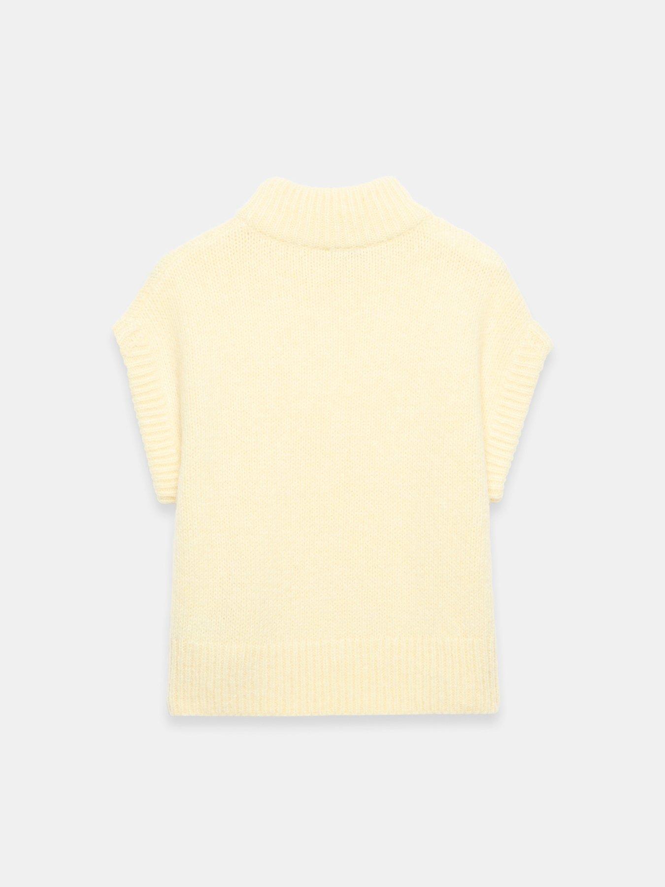 Image 4 of 4 of Mint Velvet Yellow Wool Blend Knit Top