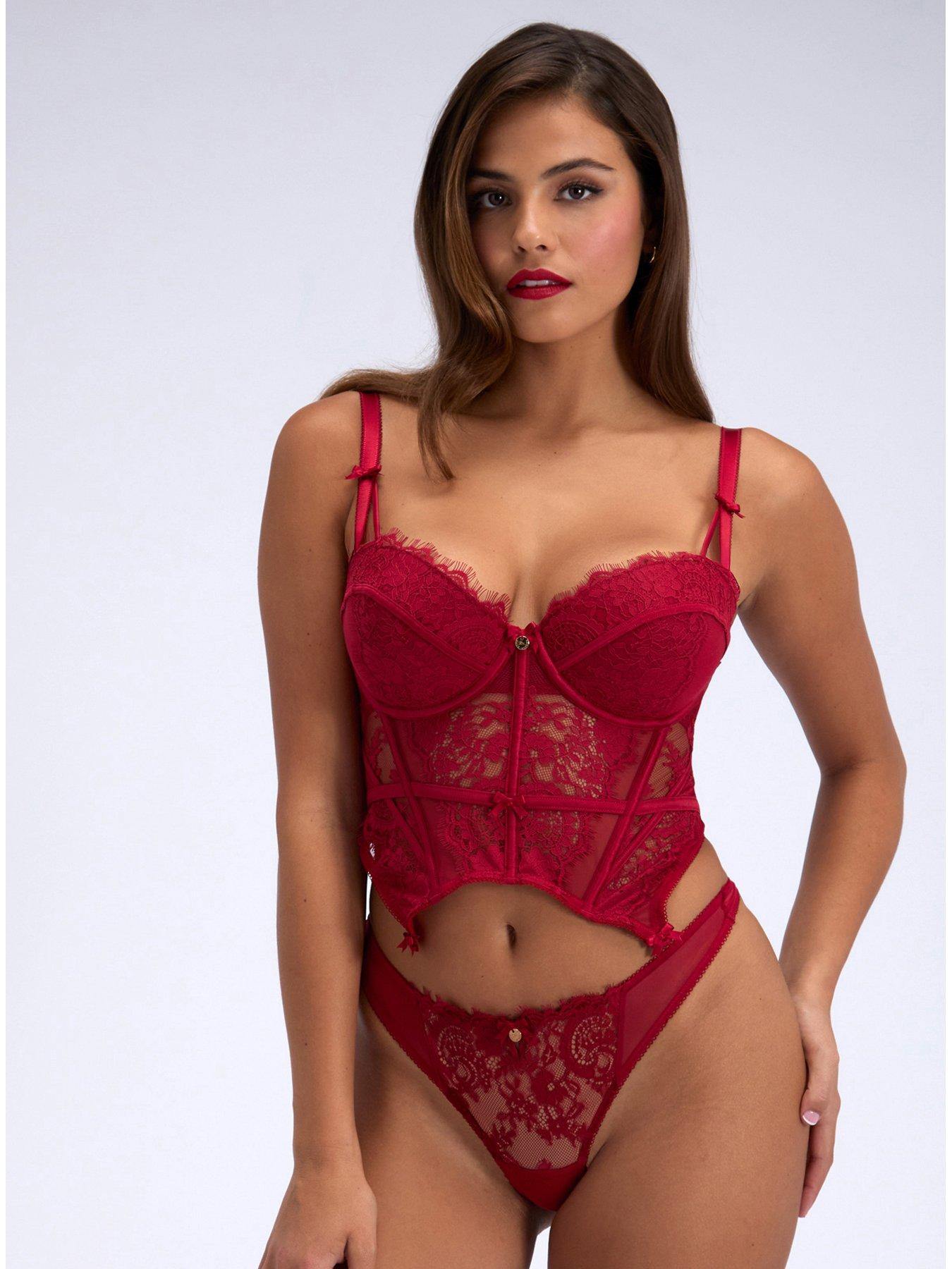 boux-avenue-carmine-lace-thong-pillar-box-redoutfit