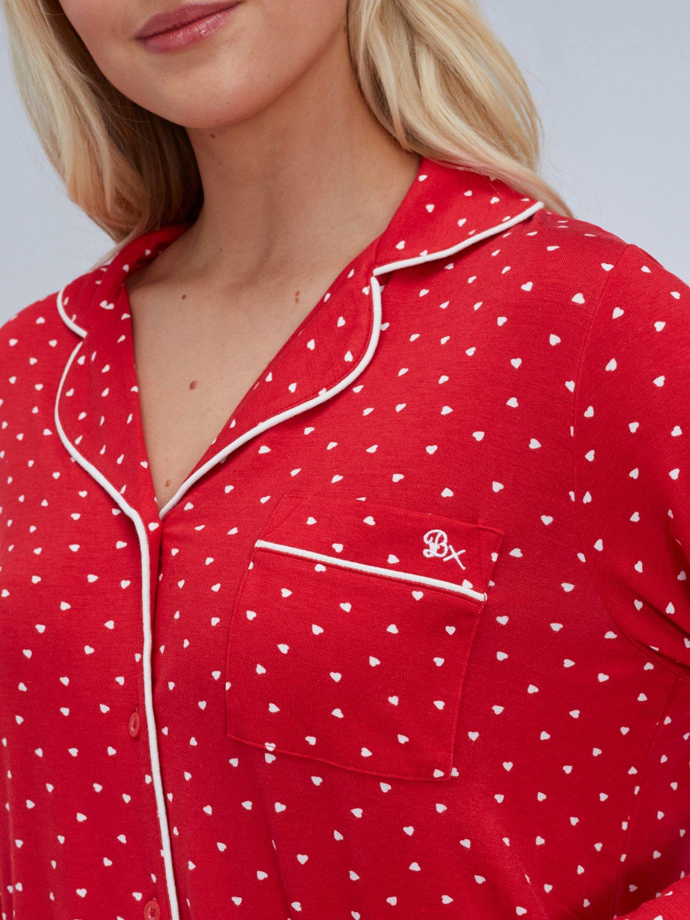 boux-avenue-heart-modal-short-pj-set-reddetail
