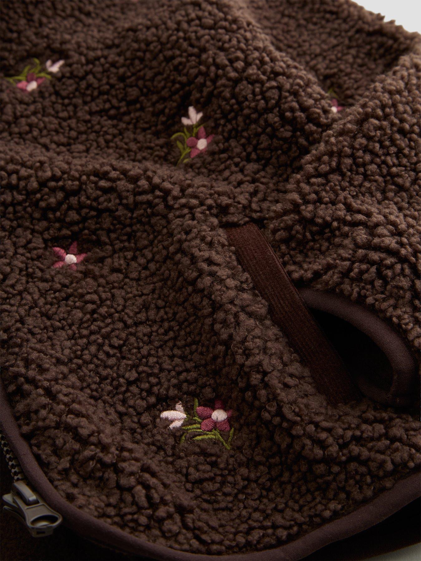 Image 3 of 4 of The Very Collection Girls Collar Borg Basic Gilet (9 months - 7 years)