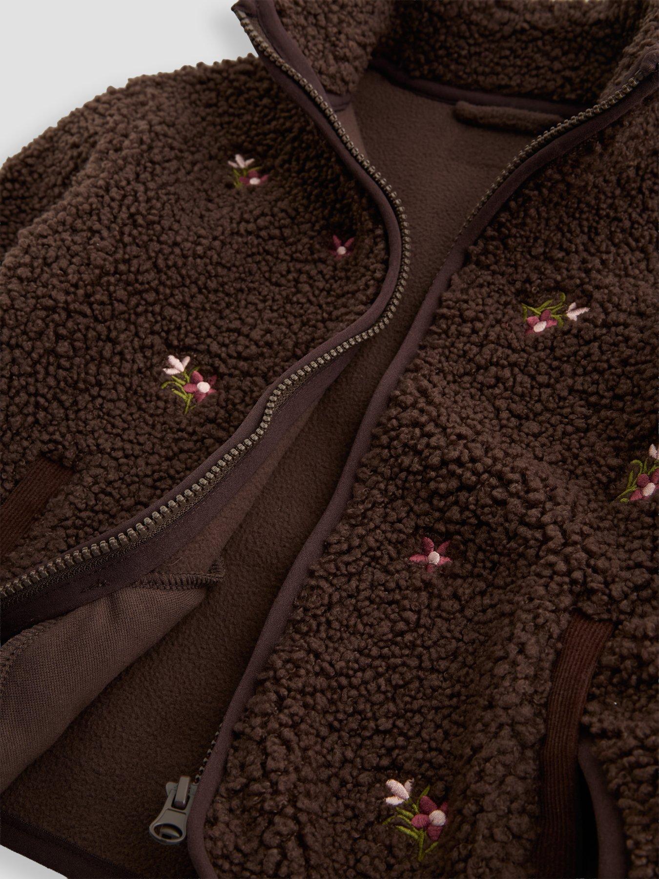 Image 4 of 4 of The Very Collection Girls Collar Borg Basic Gilet (9 months - 7 years)