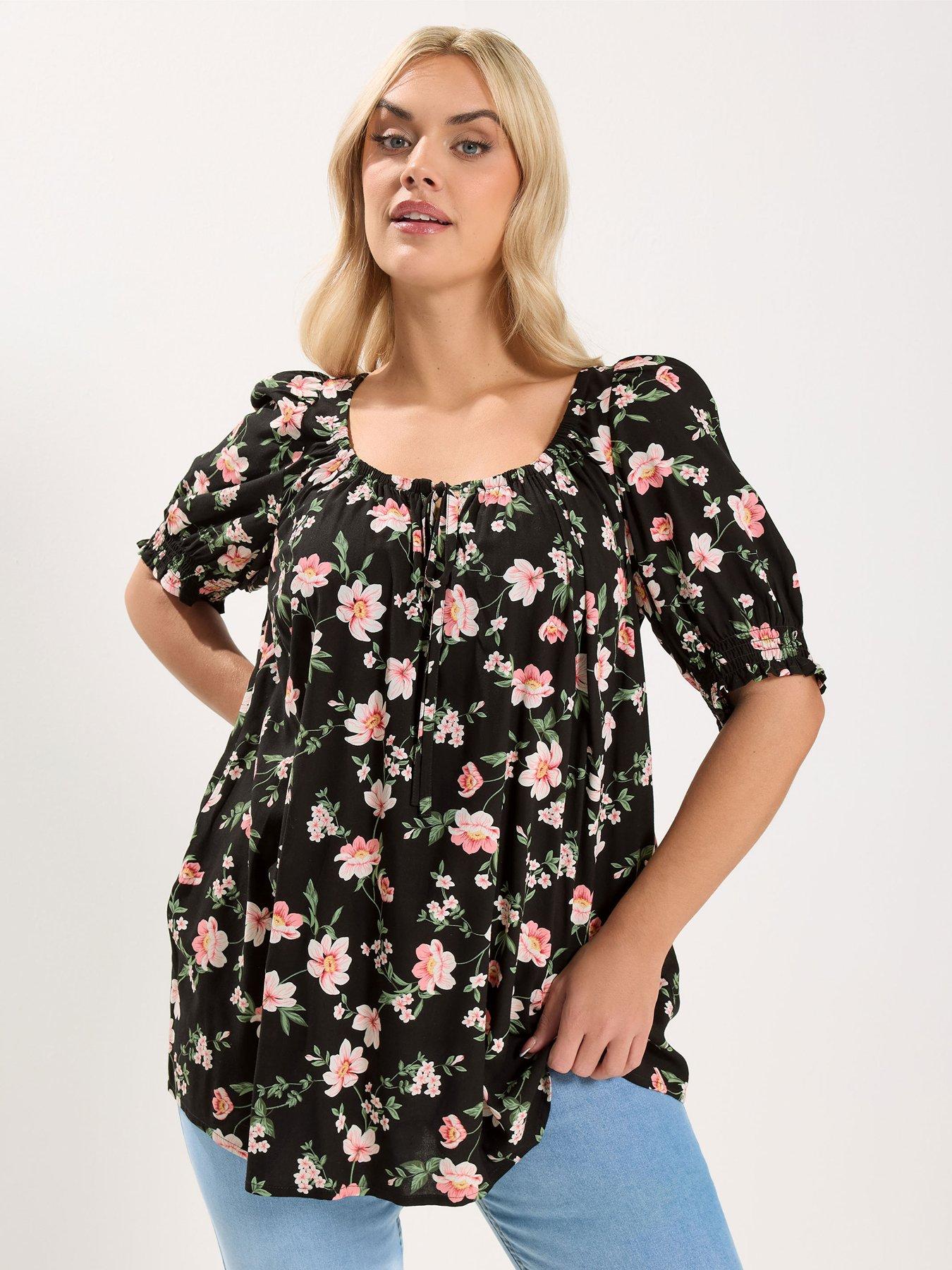 yours-curve-floral-gypsy-top