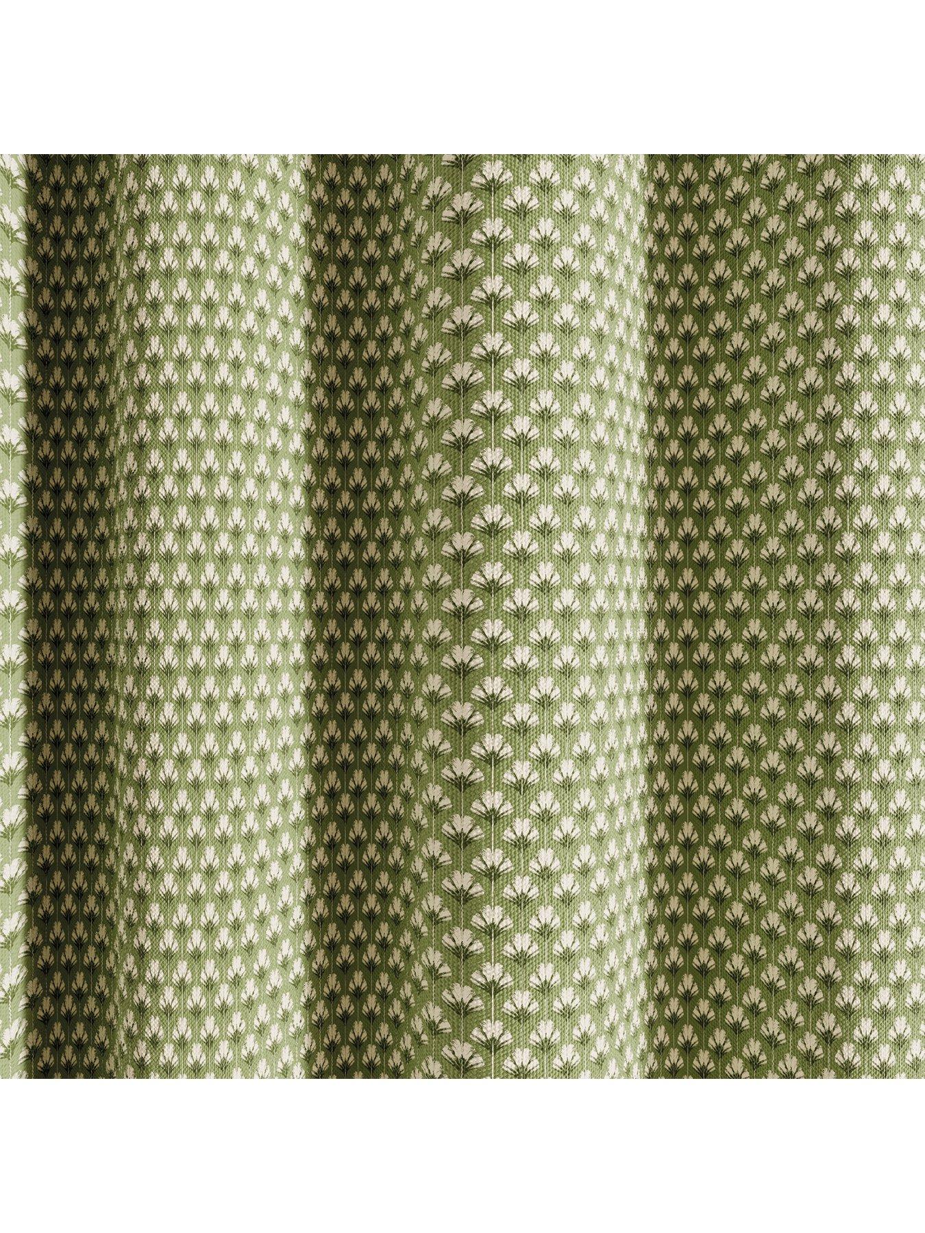 Image 3 of 4 of Ted Baker Palm Geo Lined Curtains