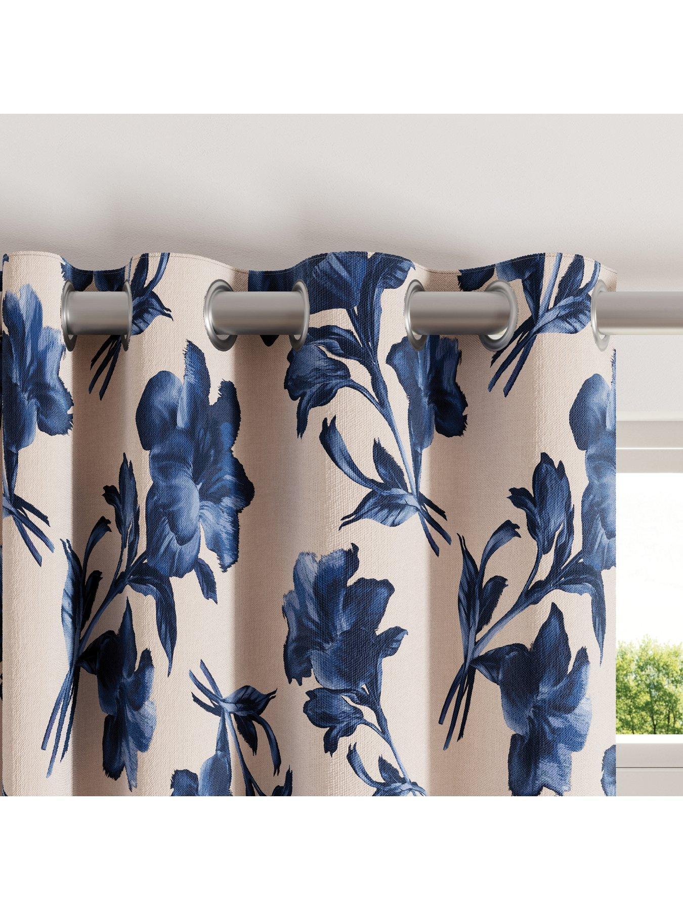Image 2 of 4 of Ted Baker Midnight Garden Lined Curtains