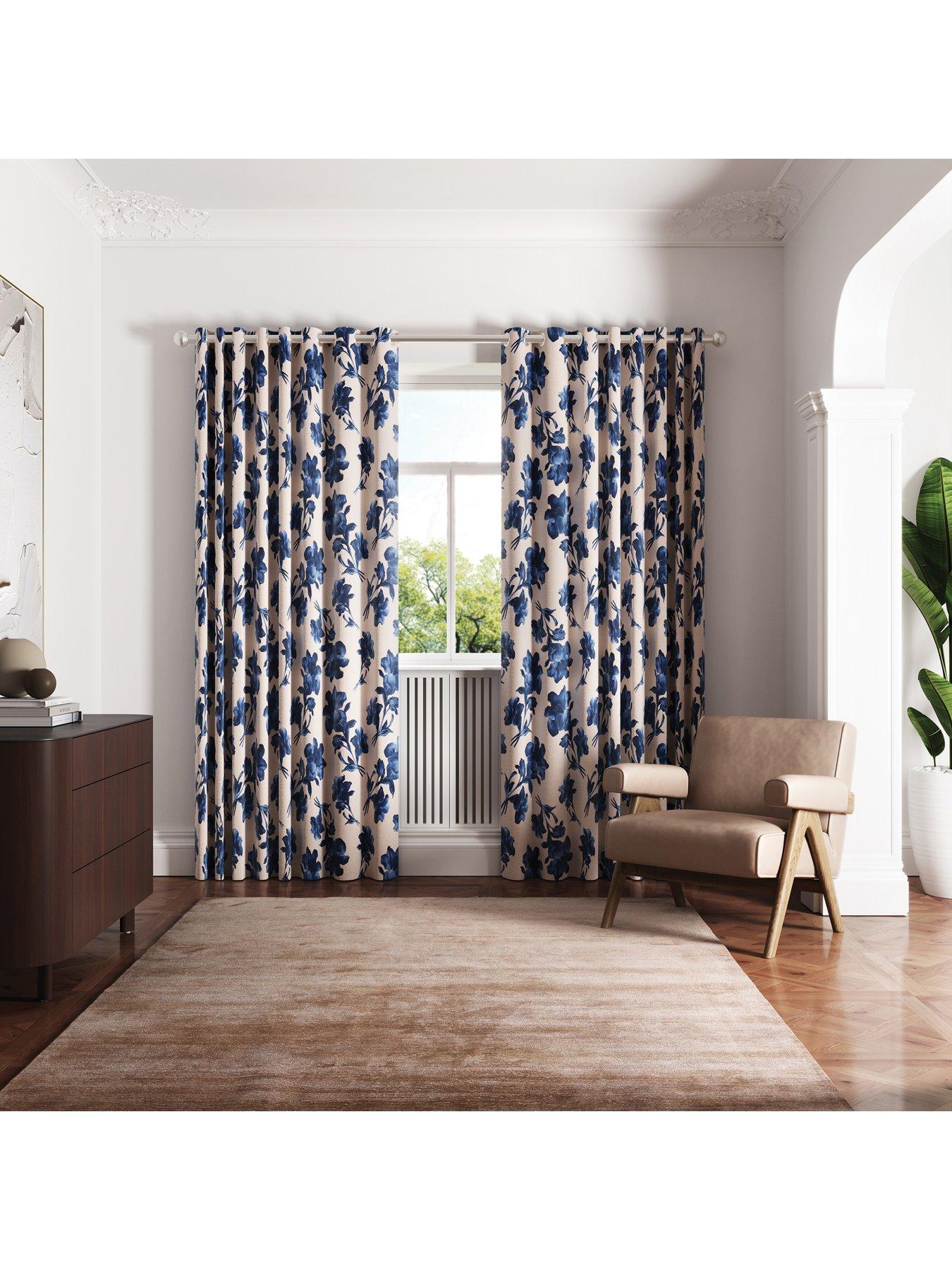Image 4 of 4 of Ted Baker Midnight Garden Lined Curtains