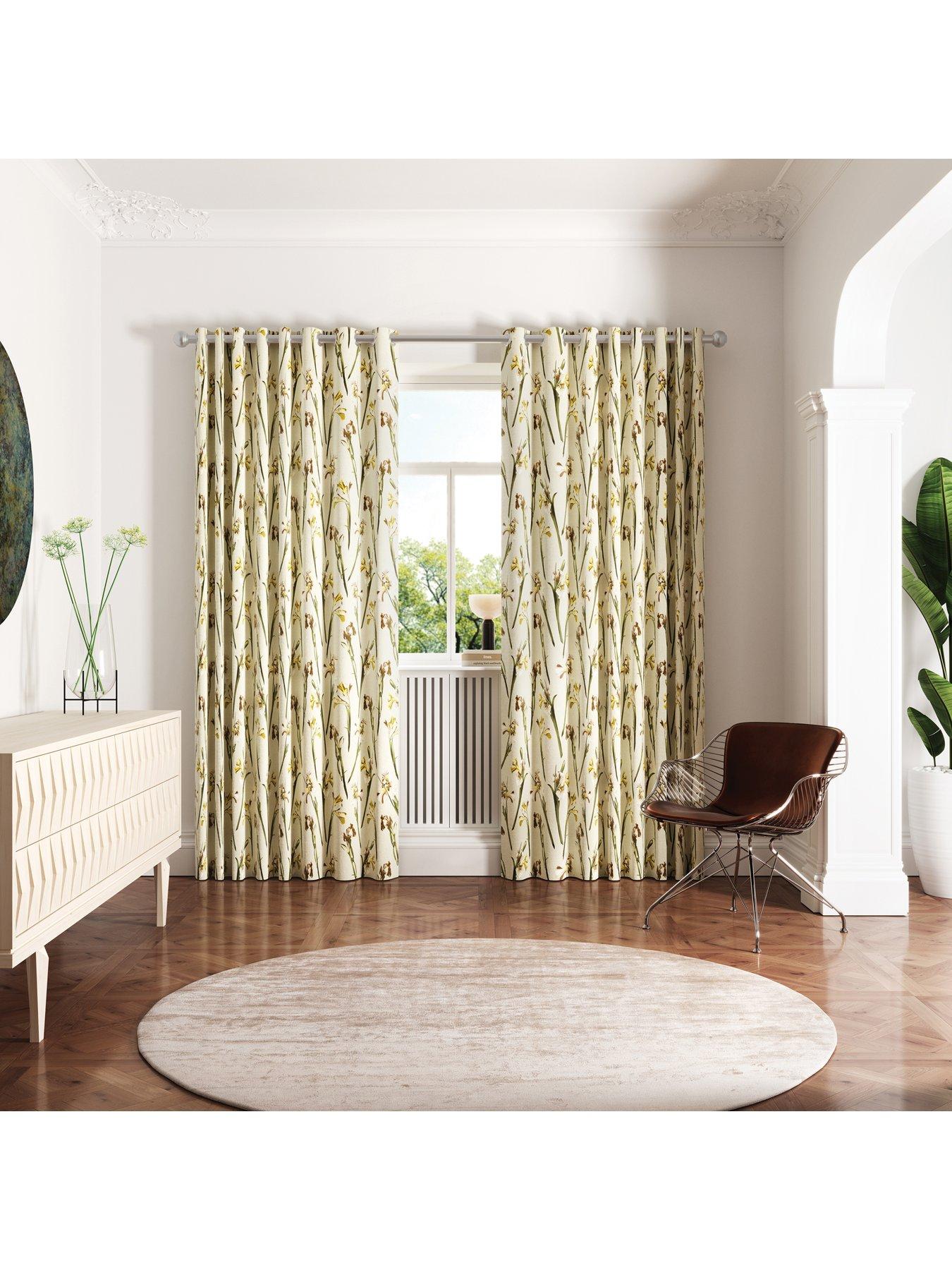 Image 4 of 4 of Ted Baker Wild Iris Lined Blackout Curtains