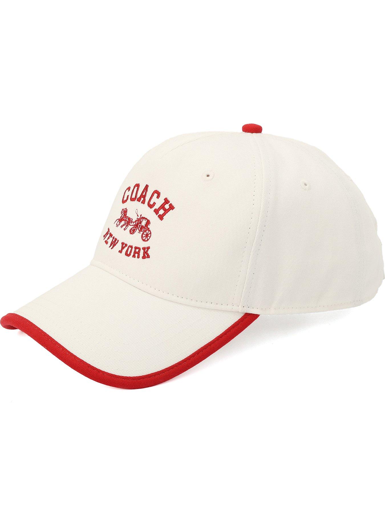 Image 1 of 3 of COACH Horse &amp; Carriage Baseball Hat - Cream