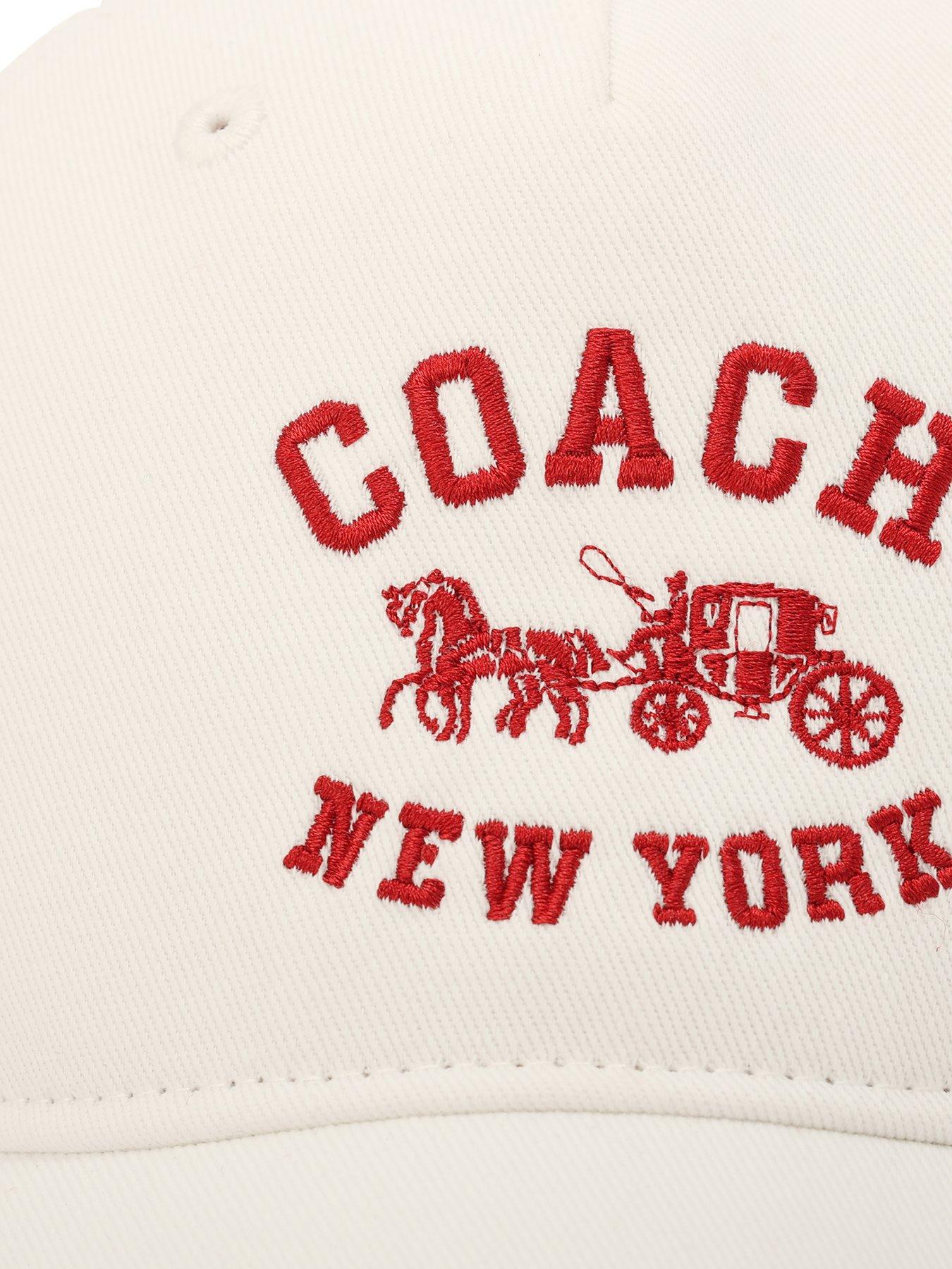 Image 2 of 3 of COACH Horse &amp; Carriage Baseball Hat - Cream