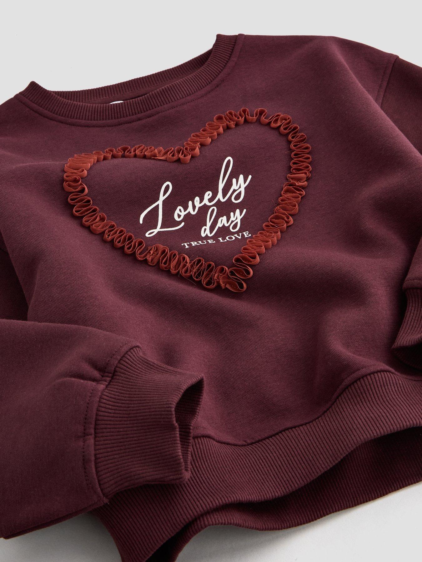 Image 4 of 5 of The Very Collection Girls' Sweatshirt Top &amp; Tiered Skirt Outfit Set (3 - 16 years) - Print