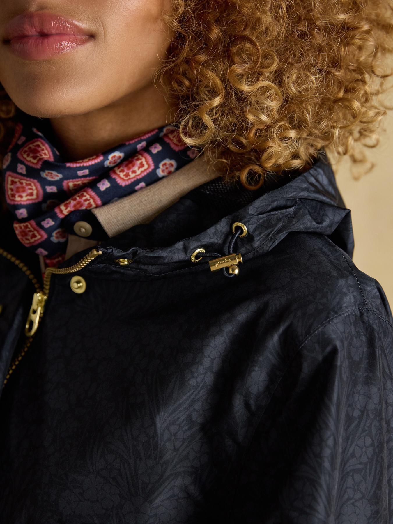 Image 4 of 7 of Joules Holkham Waterproof Packable Raincoat With Hood &nbsp;- Blue