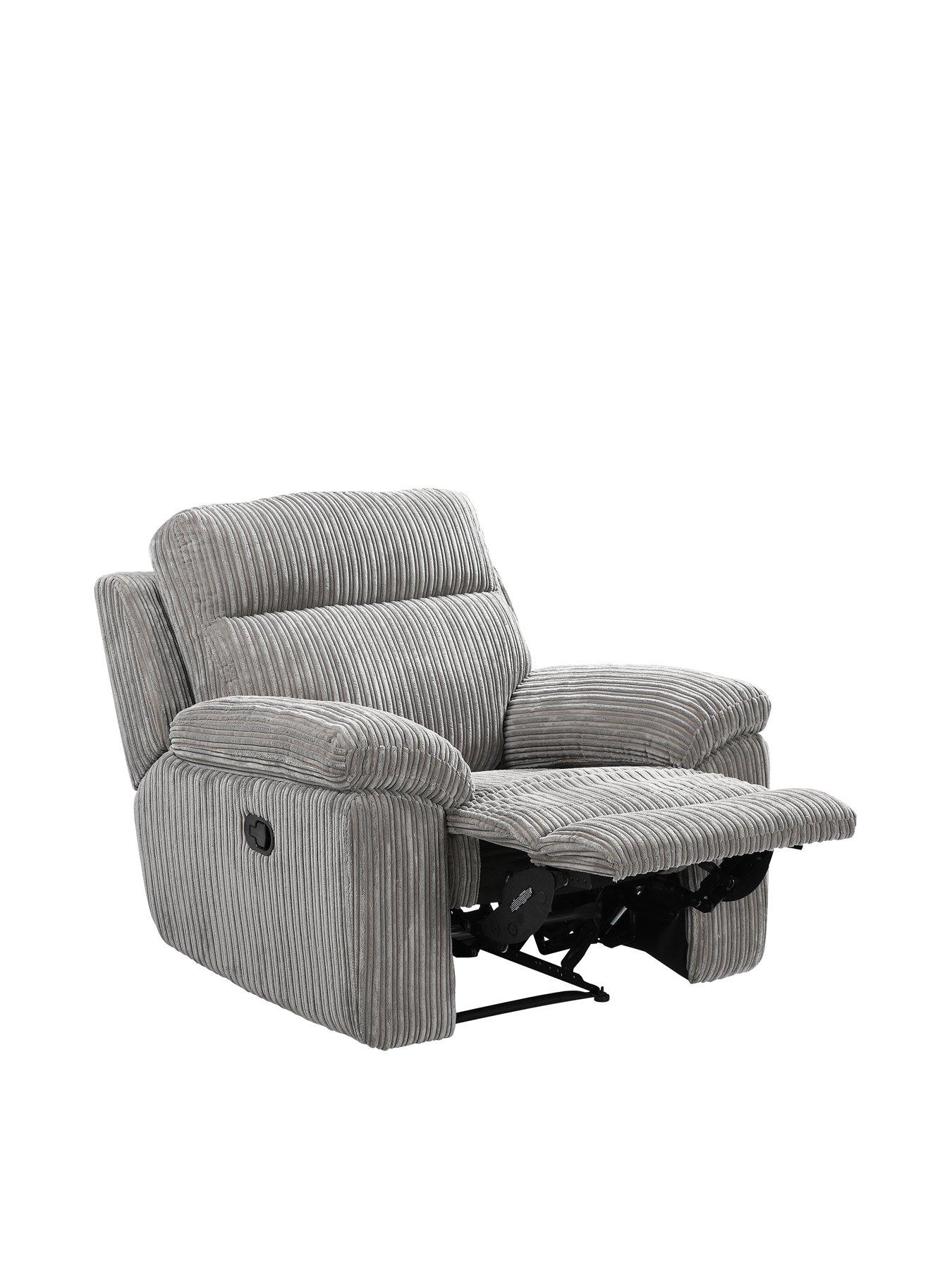 Image 4 of 7 of The Very Collection Baron Fabric 3 Seater + Chair