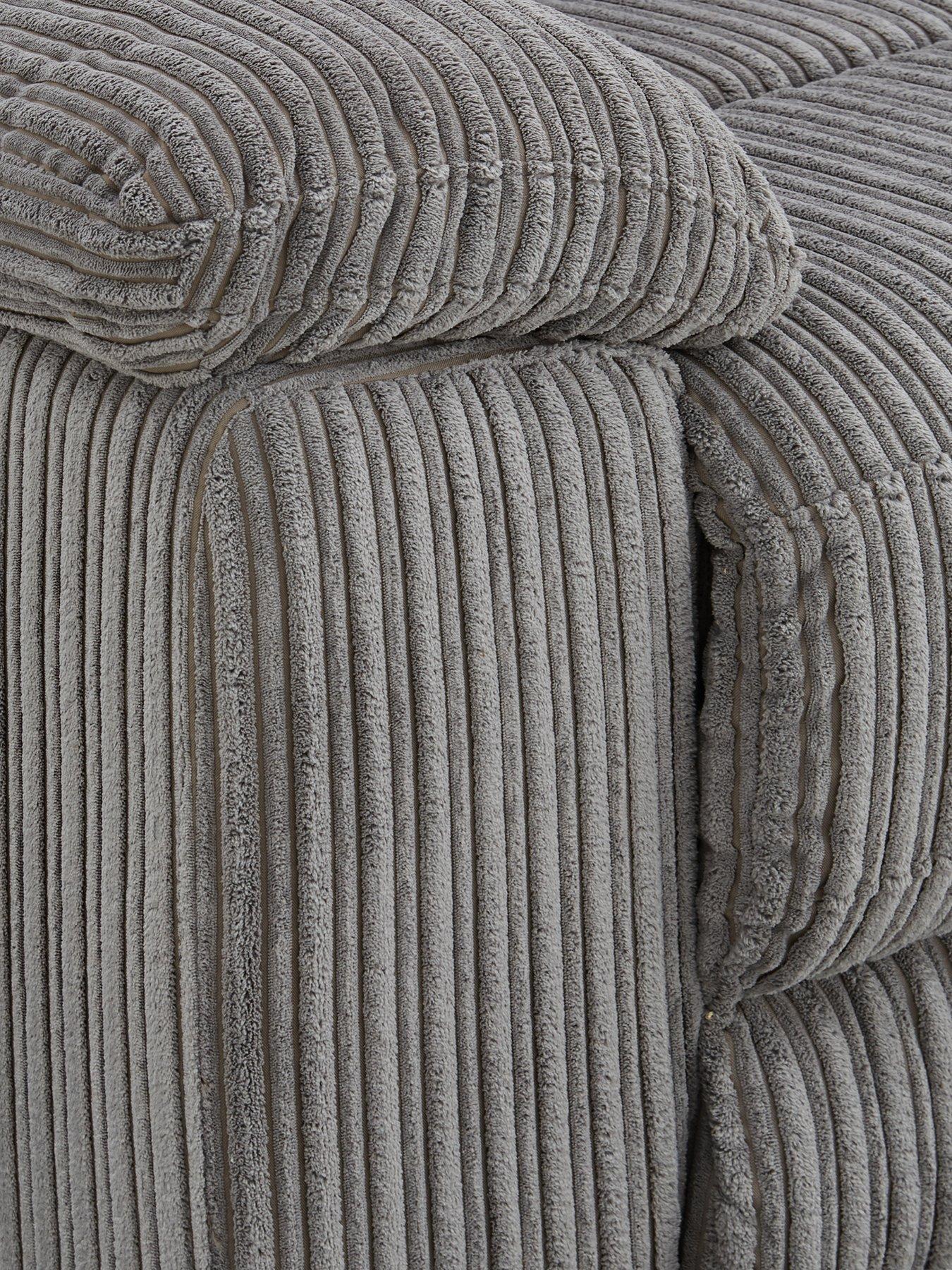 Image 6 of 7 of The Very Collection Baron Fabric 3 Seater + Chair