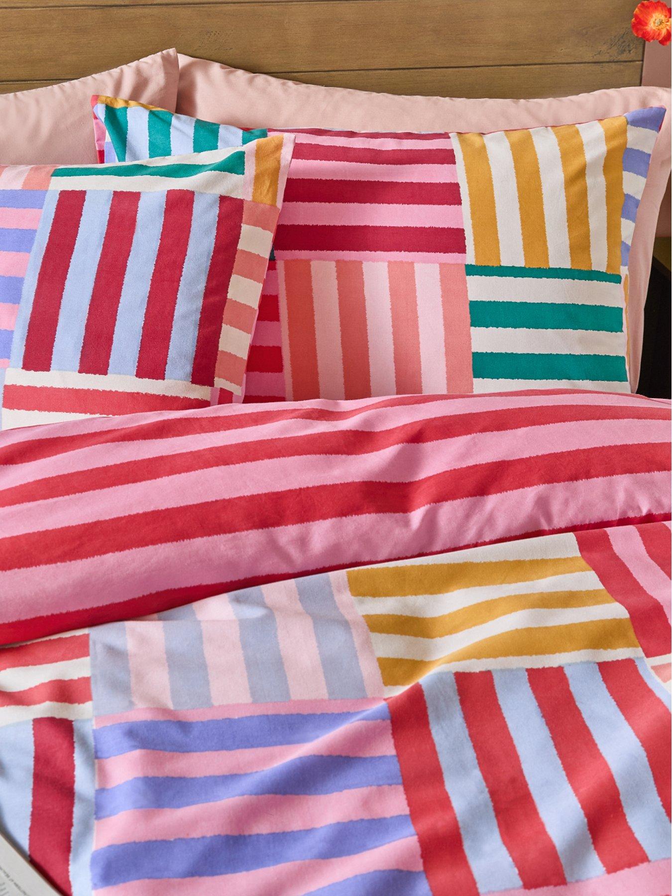 Image 3 of 4 of Furn Ana Stripe Duvet Set Multi
