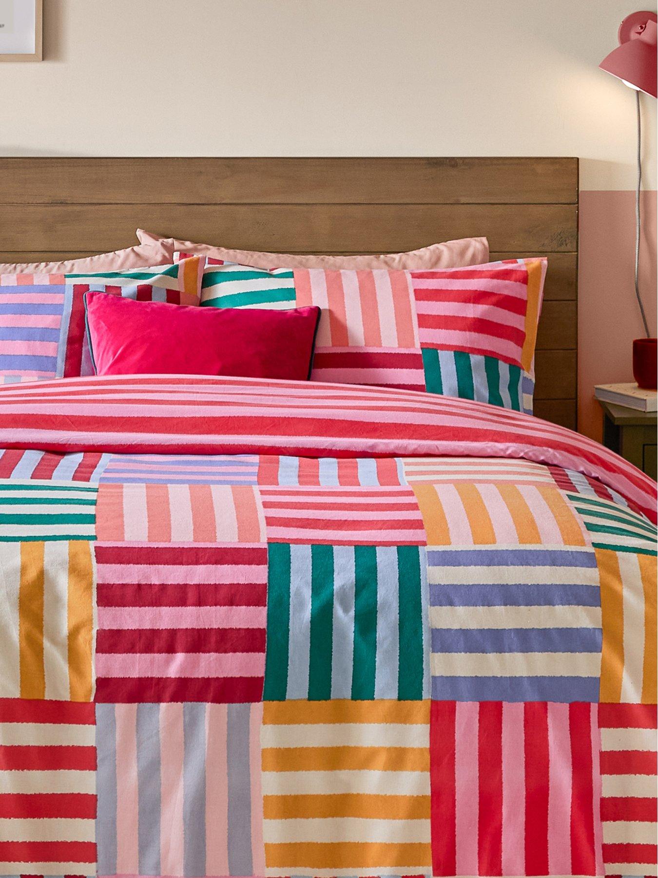 Image 4 of 4 of Furn Ana Stripe Duvet Set Multi