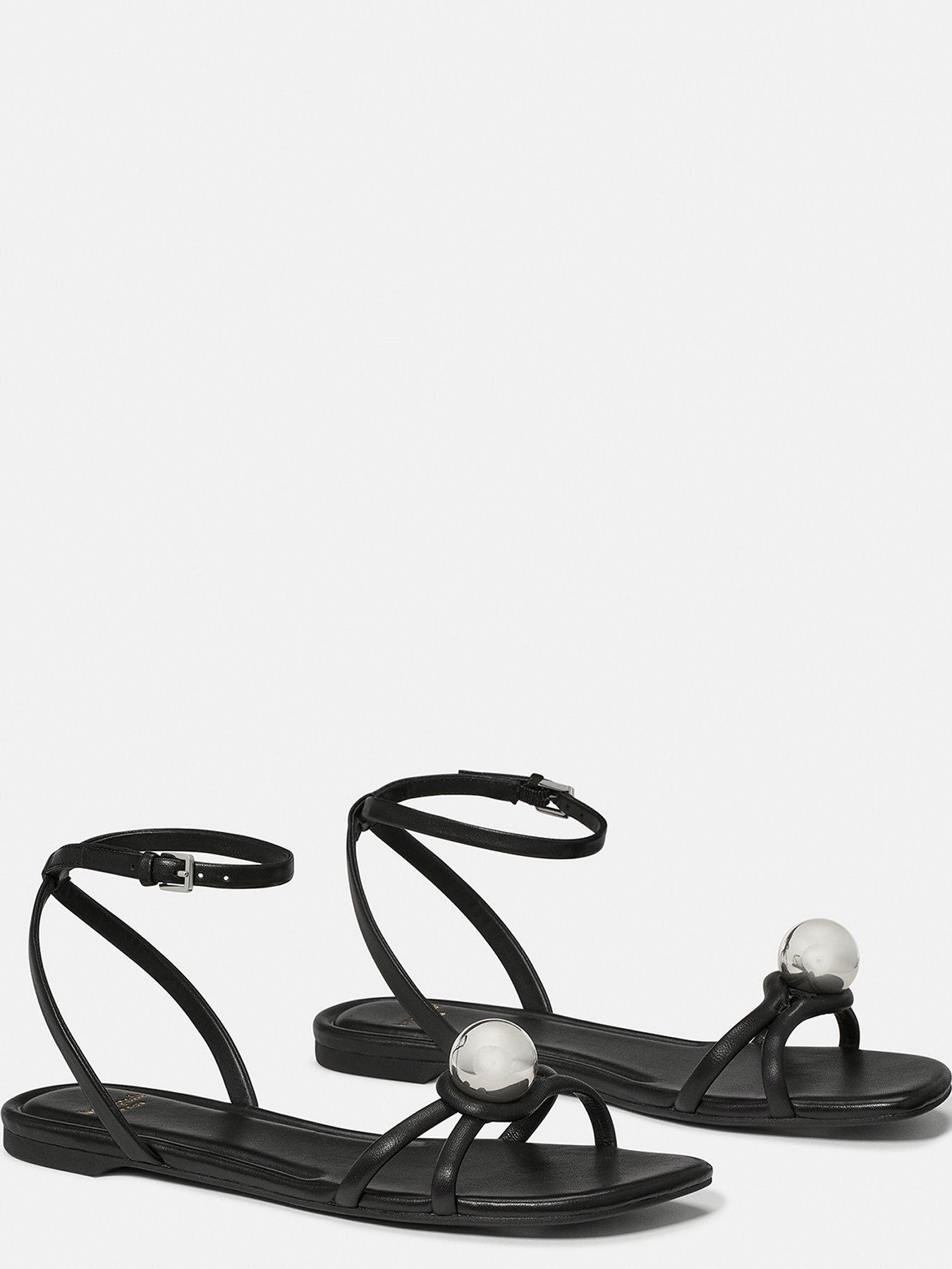 Image 5 of 5 of Kate Spade New York Harmony Flat Sandal - Black