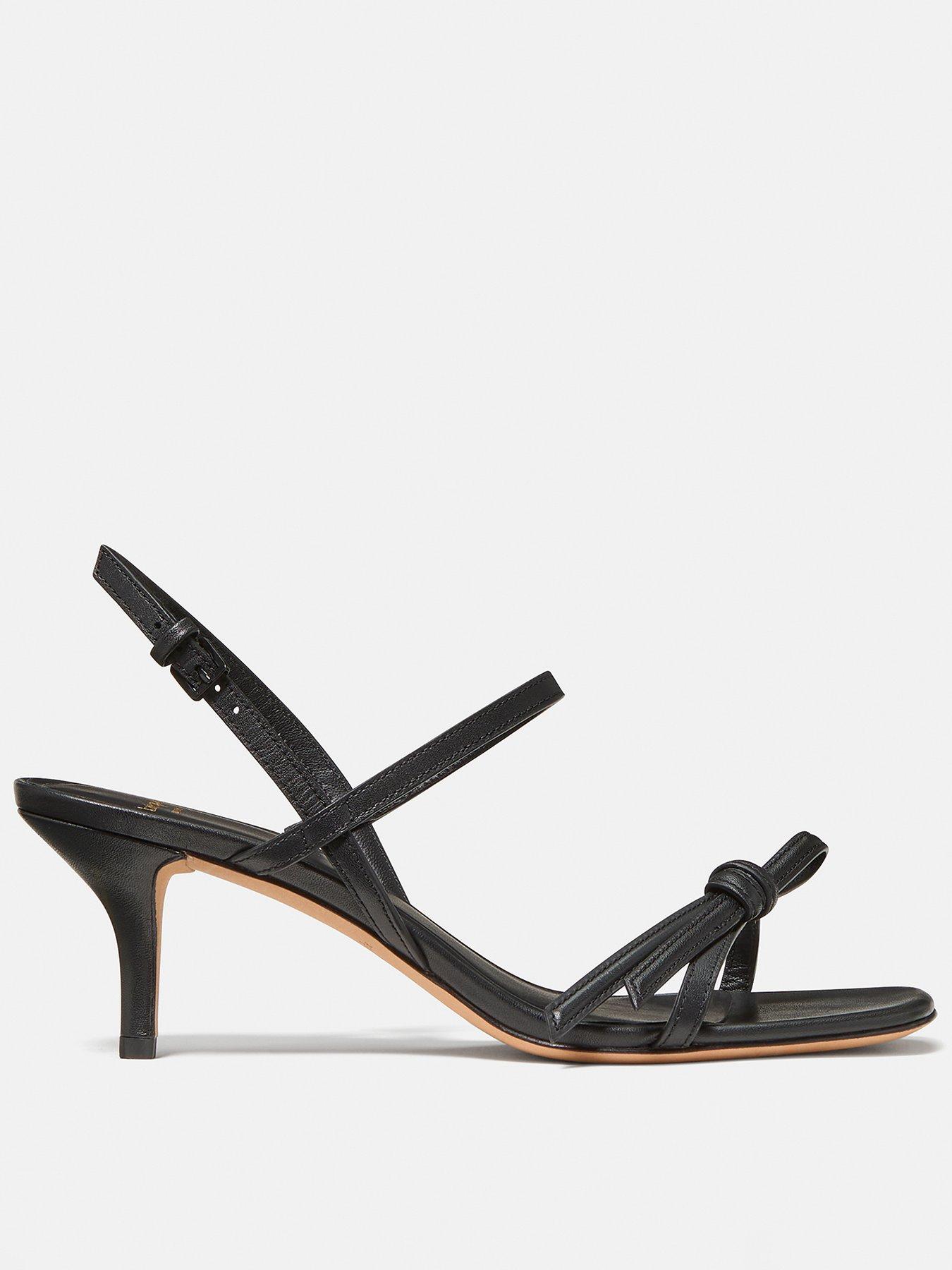 Kate Spade New York Loop Kitten Heel Sandal - Black