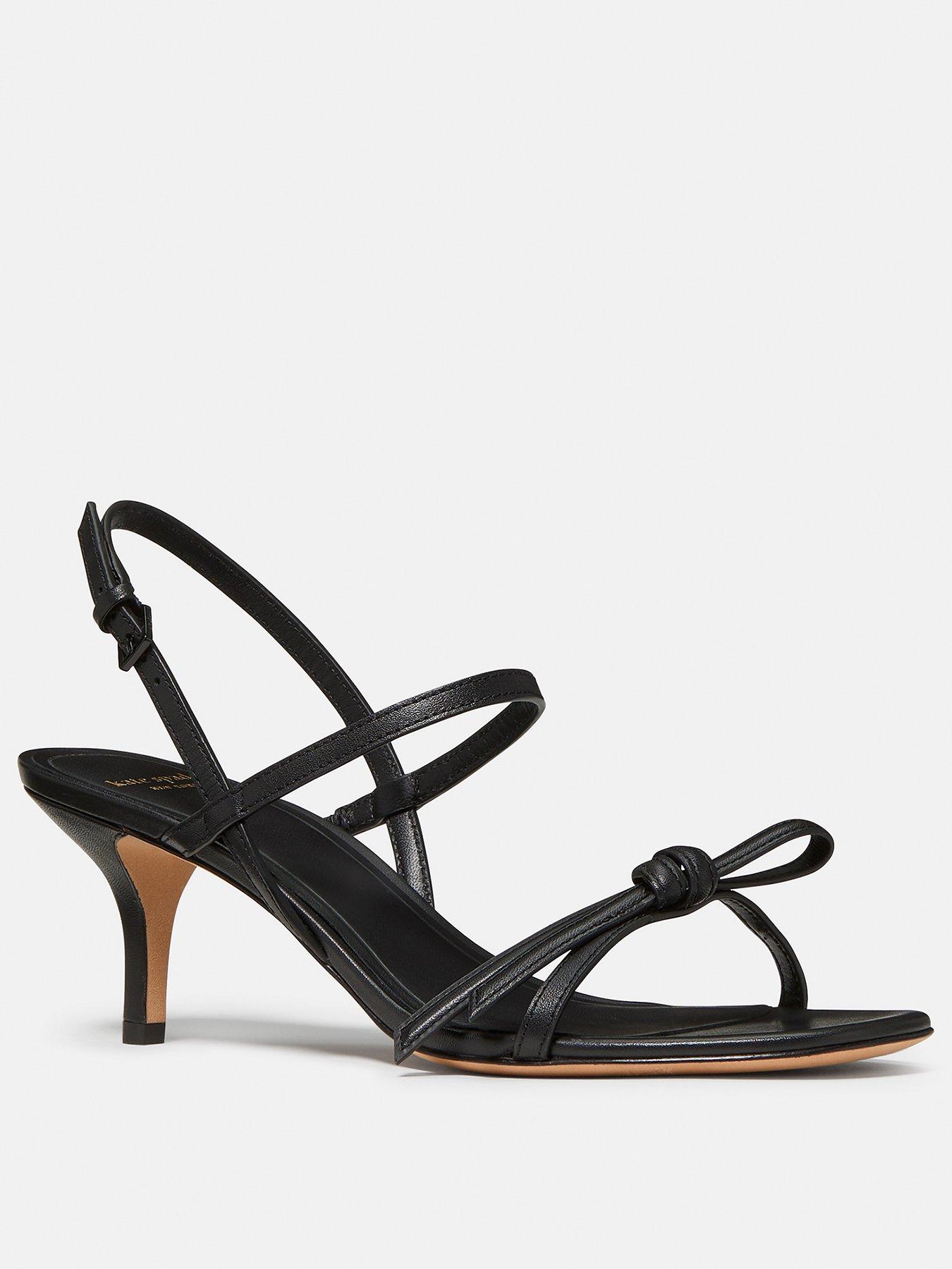 Image 2 of 3 of Kate Spade New York Loop Kitten Heel Sandal - Black