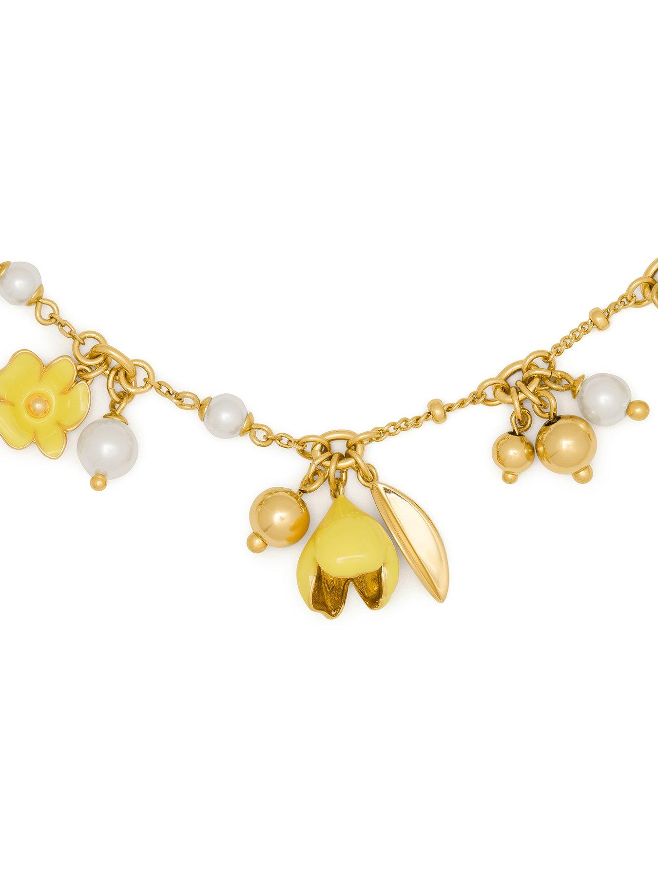 Image 3 of 3 of Kate Spade New York Golden Bloom Bracelet - Yellow