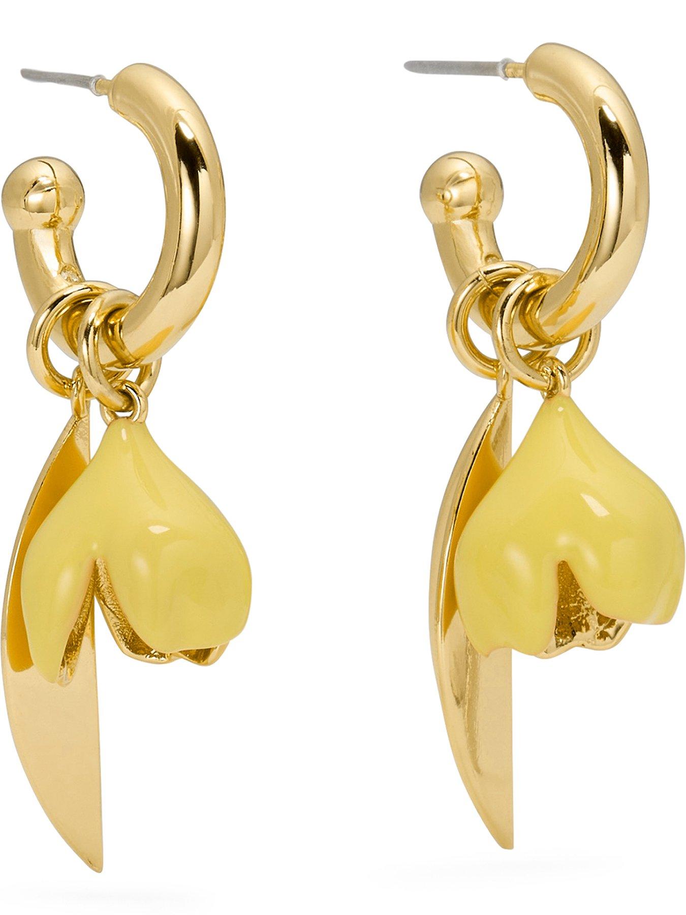 Kate Spade New York Golden Bloom Drop Earrings