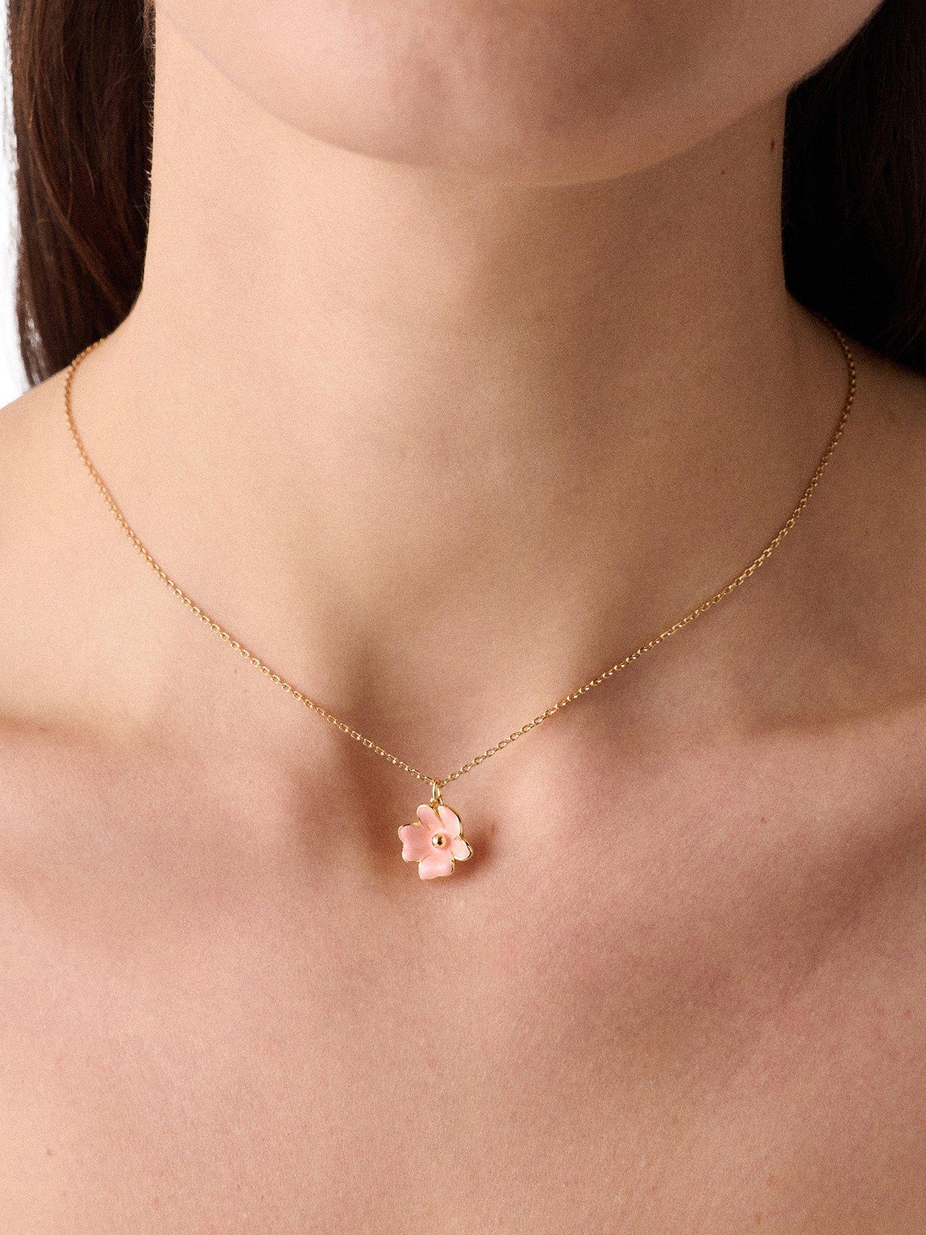 Kate Spade New York Golden Bloom Flower Pendant