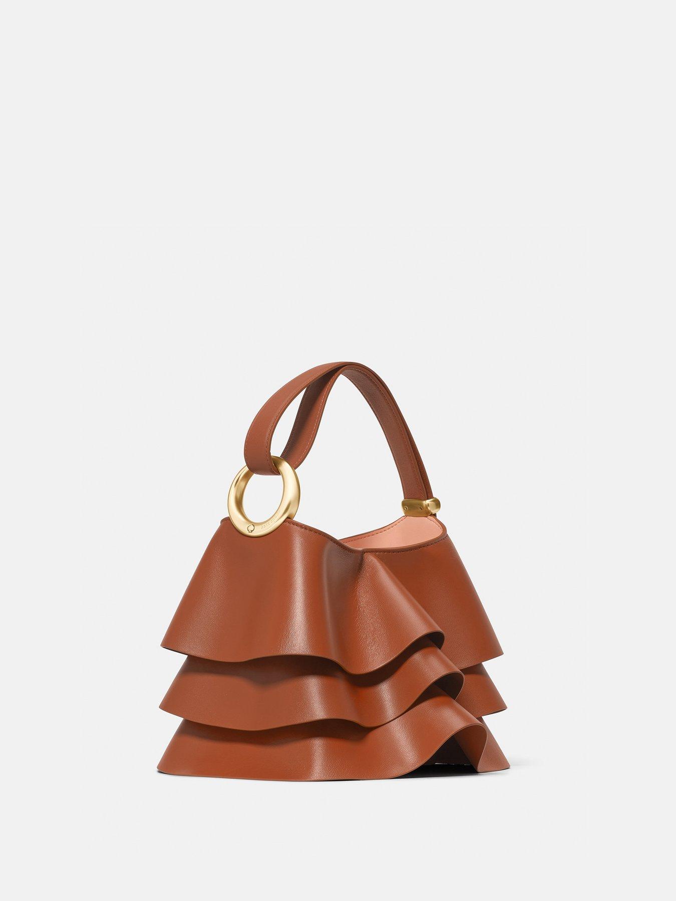 Image 2 of 5 of Kate Spade New York Halo Pleated Wave Mini Bucket Bag - Southwest Desert