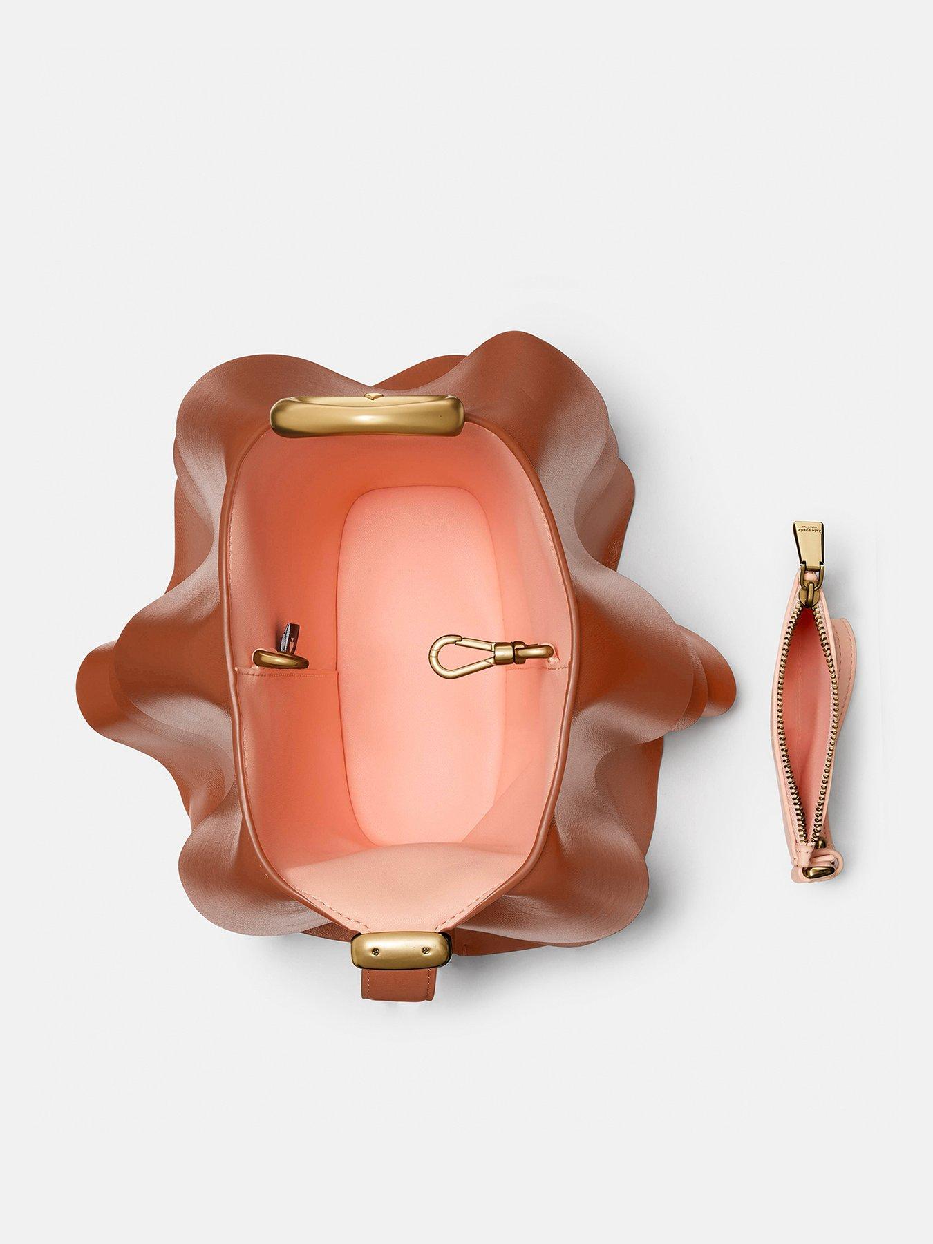 Image 3 of 5 of Kate Spade New York Halo Pleated Wave Mini Bucket Bag - Southwest Desert