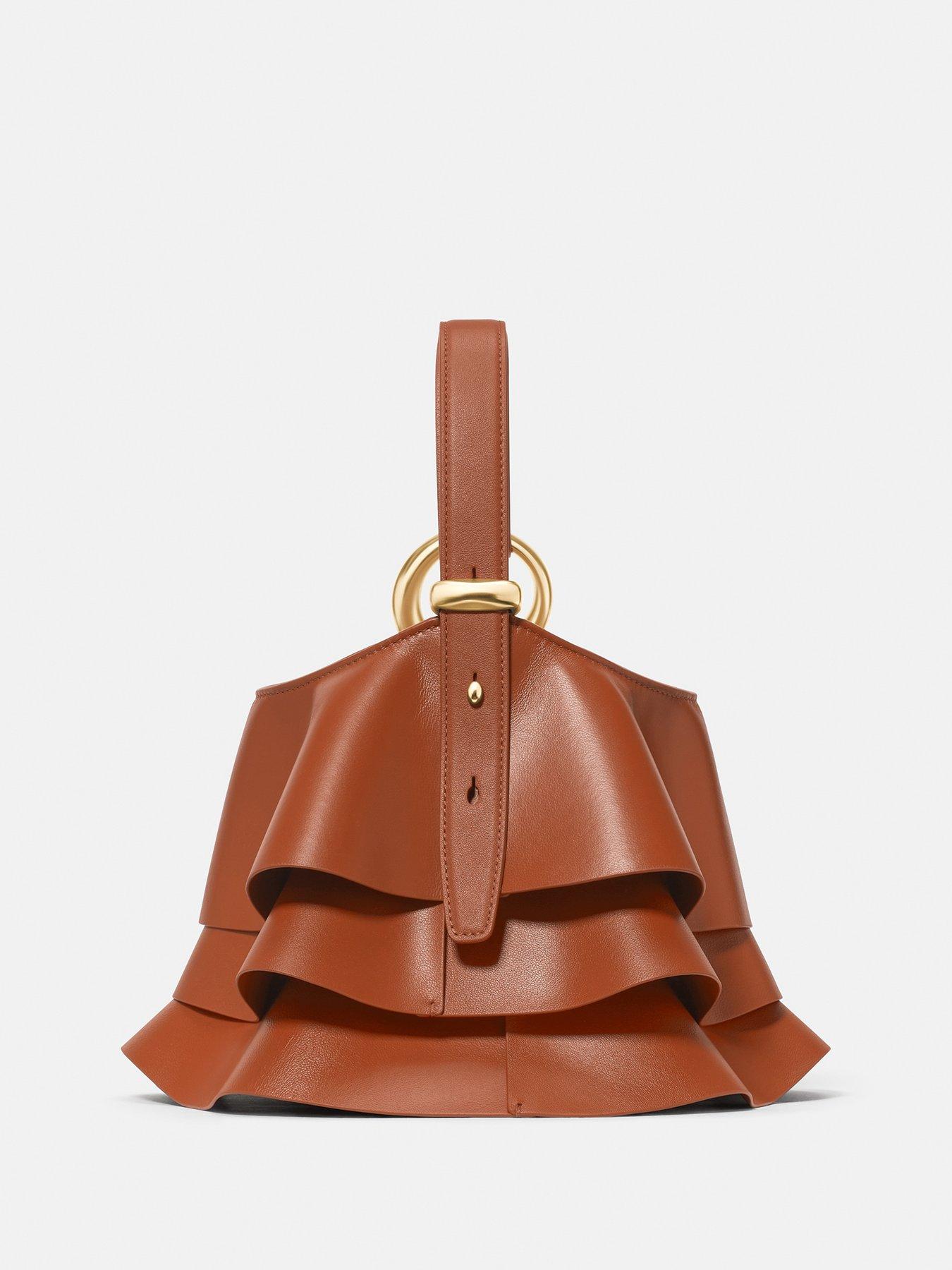 Image 4 of 5 of Kate Spade New York Halo Pleated Wave Mini Bucket Bag - Southwest Desert