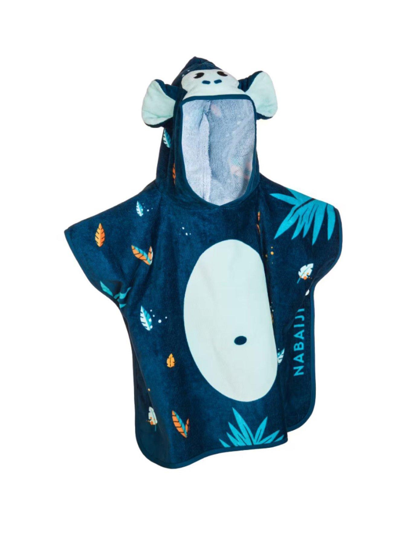Decathlon Kids Bath Poncho Cotton - Monkey - age 1-3 years