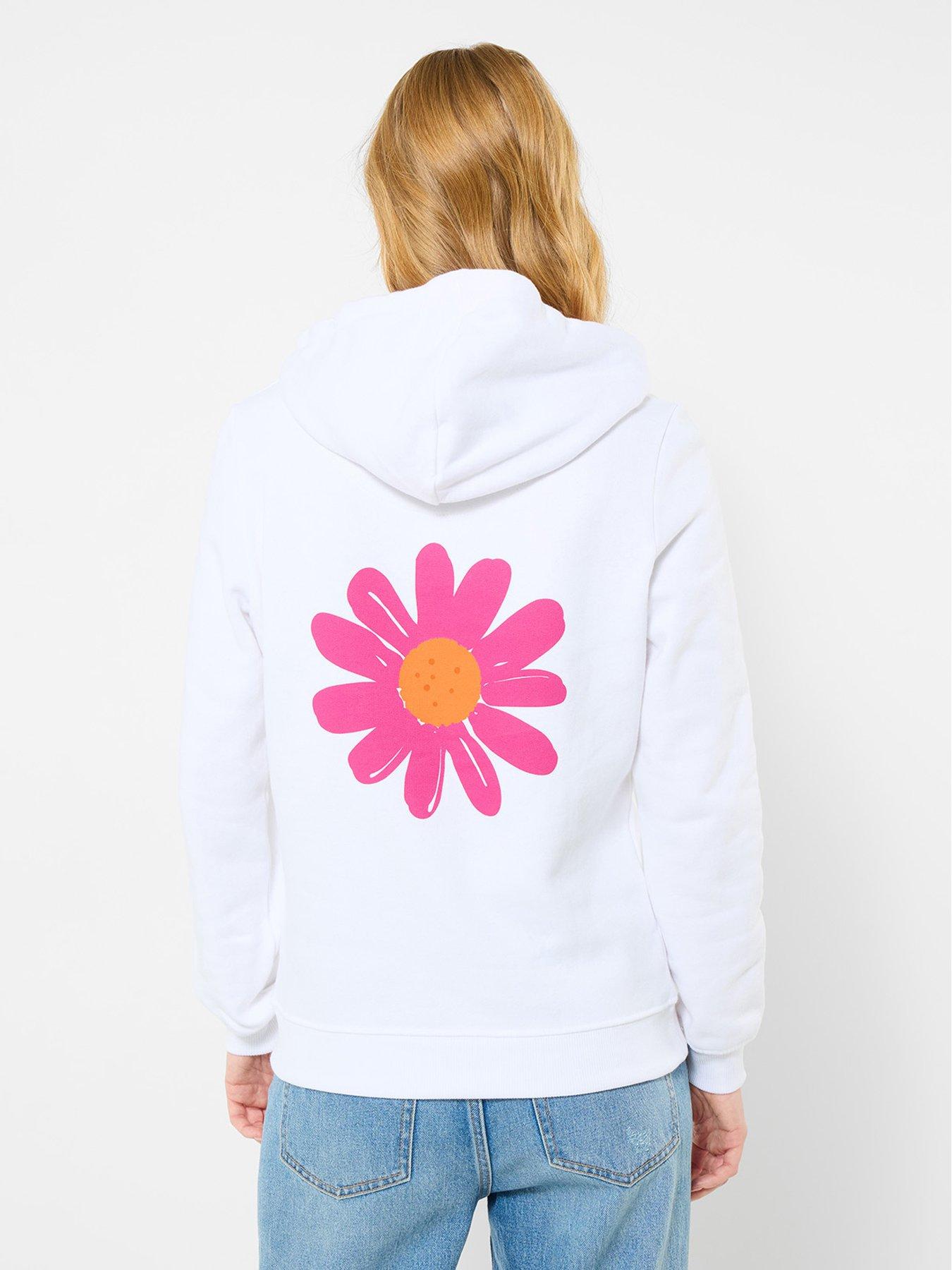 Image 2 of 6 of Joe Browns Summer Bloom Graphic Hoodie - White